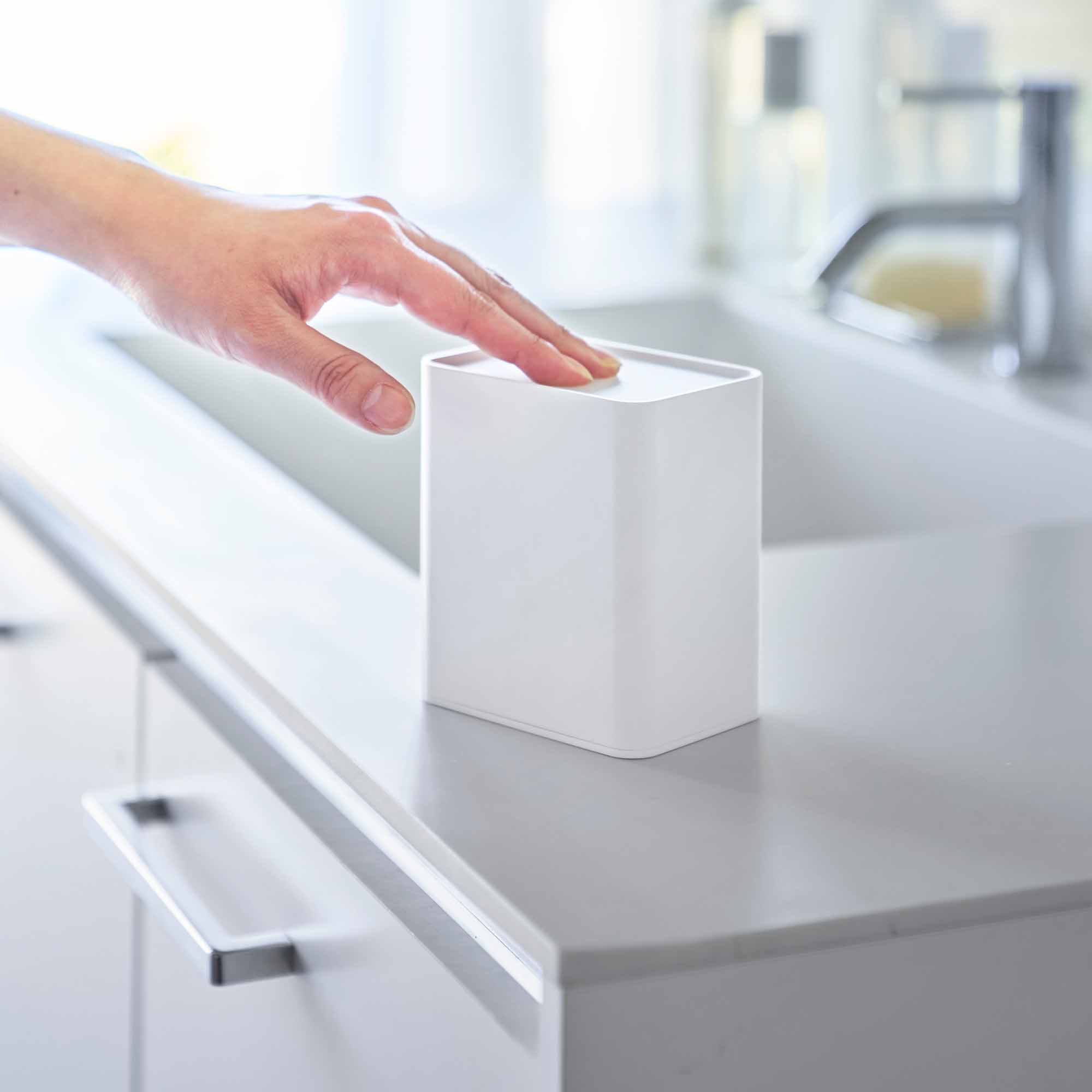 Yamazaki Home Cotton Swab Push-Top Case