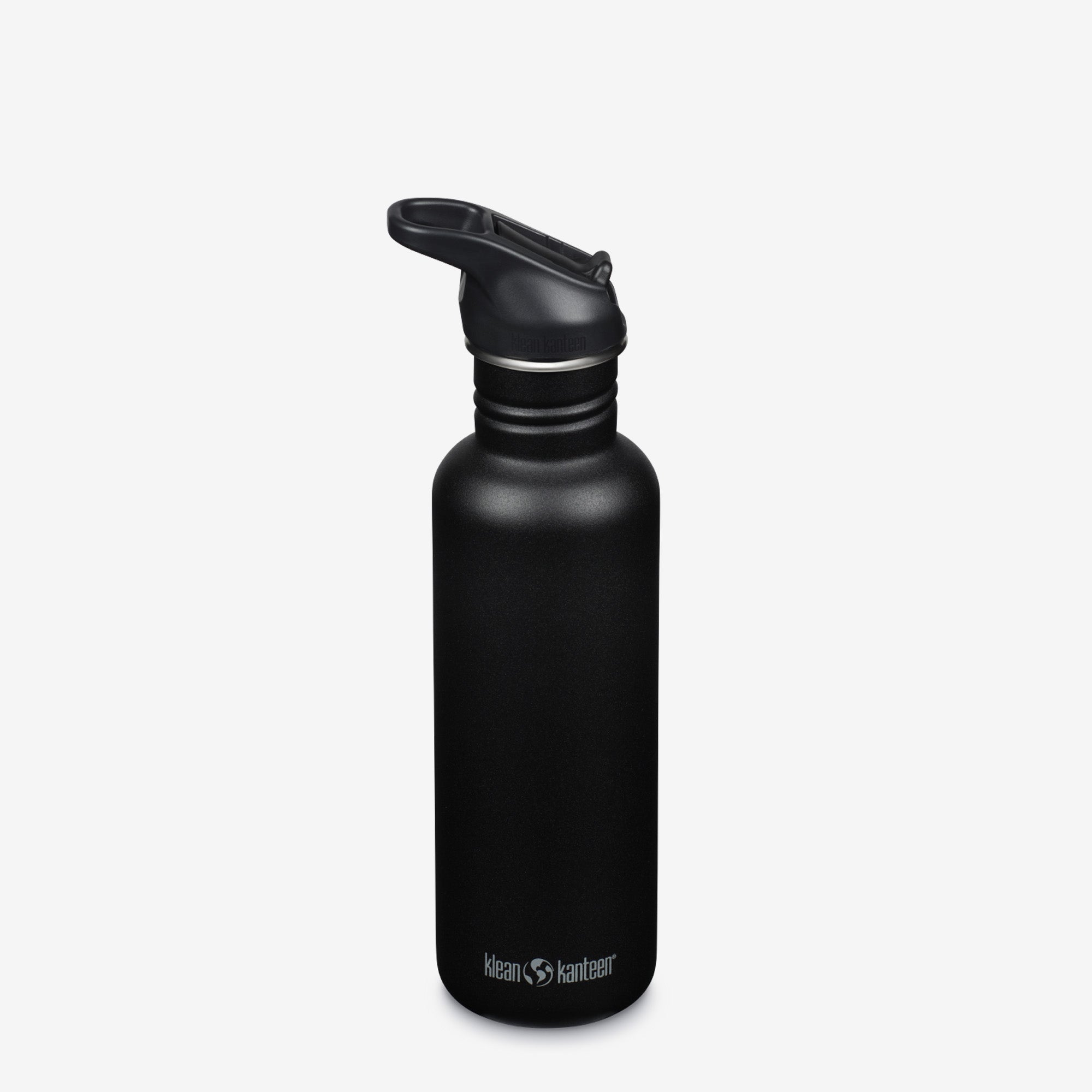 Klean Kanteen 27 oz Classic Water Bottle with Flip Seal Sport Cap and Straw