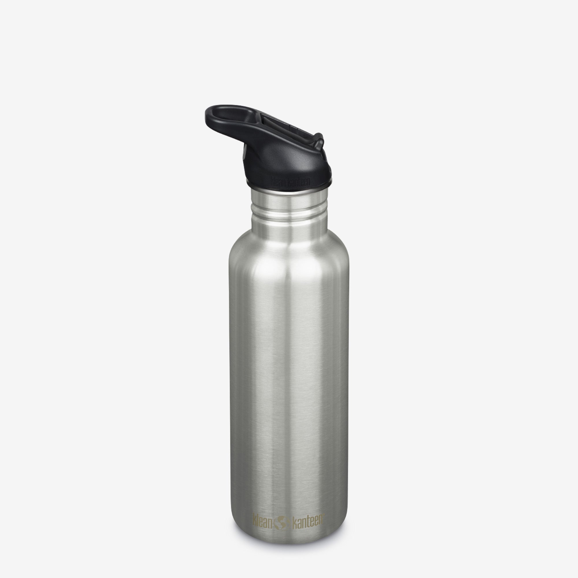 Klean Kanteen 27 oz Classic Water Bottle with Flip Seal Sport Cap and Straw