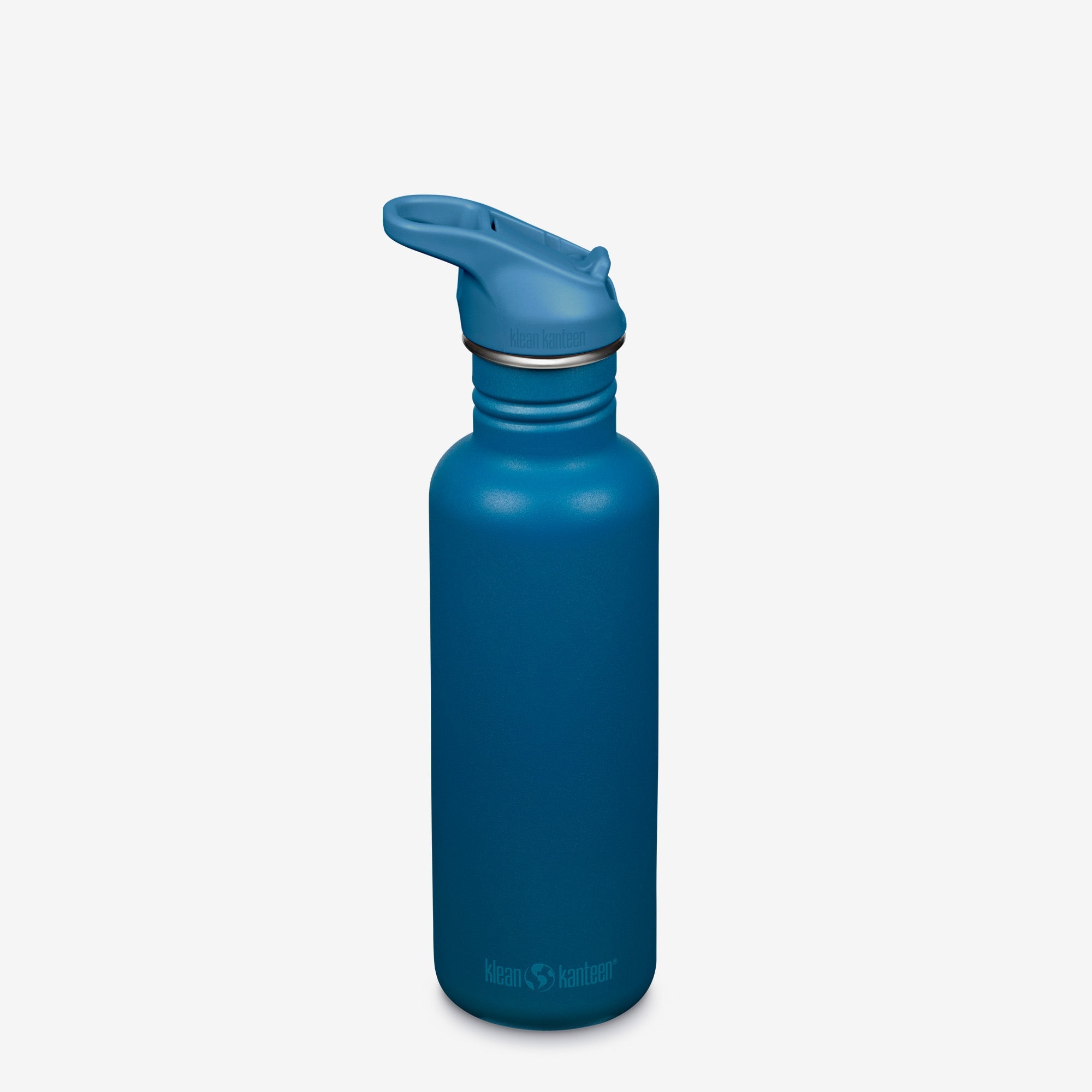 Klean Kanteen 27 oz Classic Water Bottle with Flip Seal Sport Cap and Straw