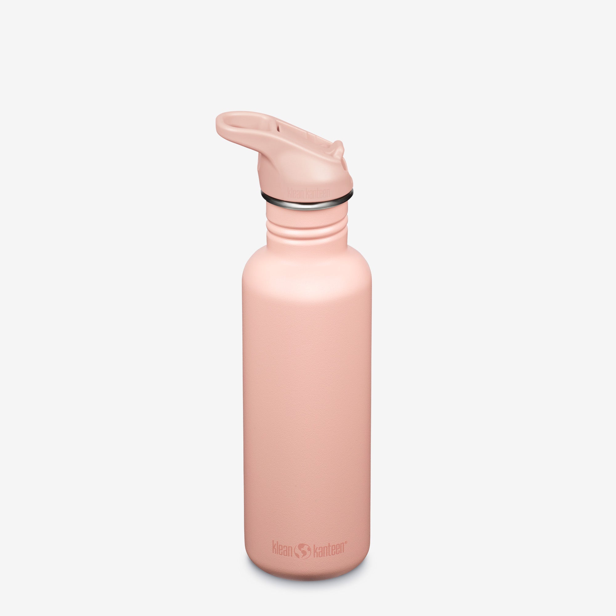 Klean Kanteen 27 oz Classic Water Bottle with Flip Seal Sport Cap and Straw