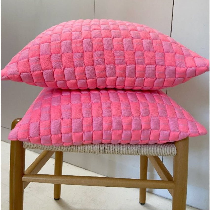 Archive New York Sujani Quilted Pillow - Neon Pink