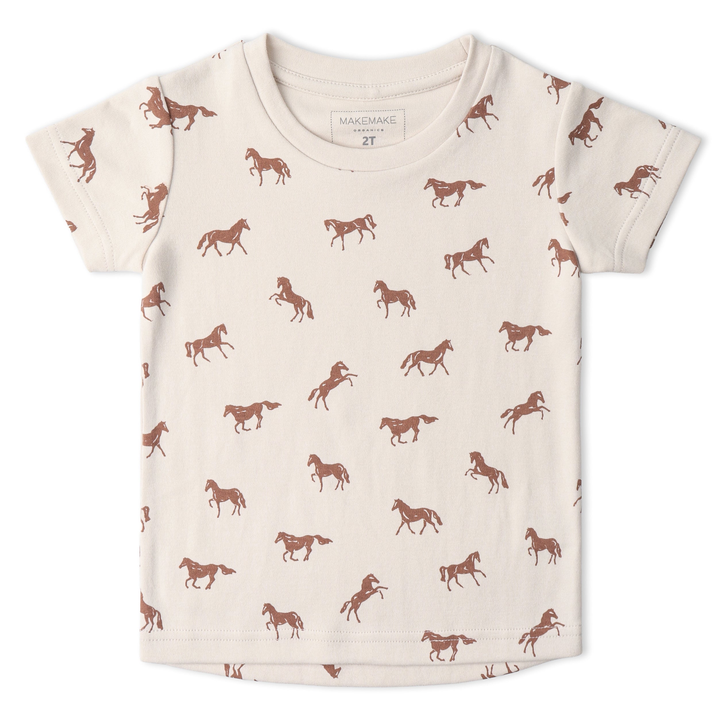 Makemake Organics - Organic Tee & Shorts Set - Horses