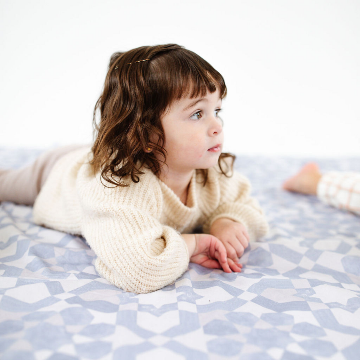 Toki Mats Blue Tile Organic Cotton Mat