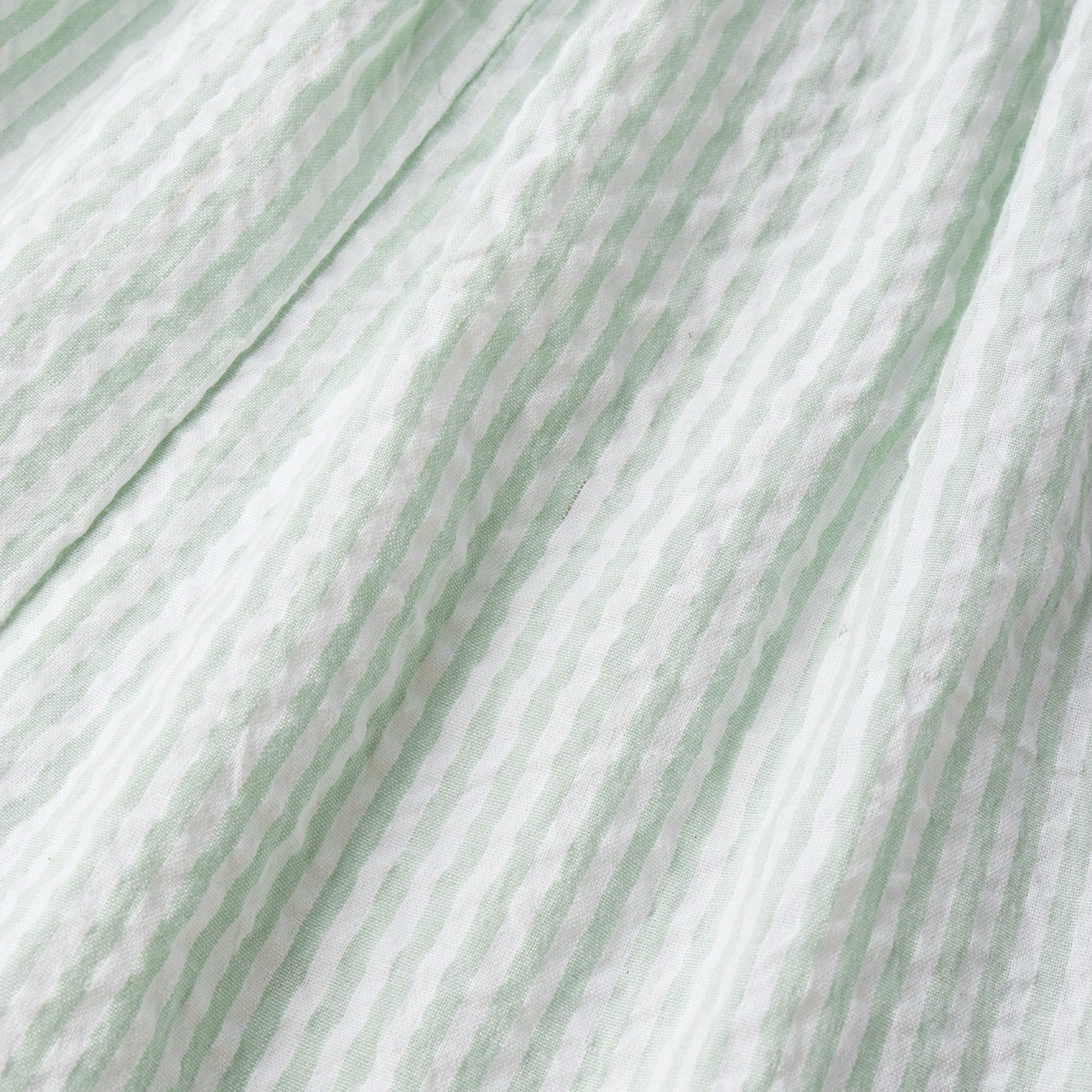 Makemake Organics - Organic Cross Back Dress - Basil Stripes