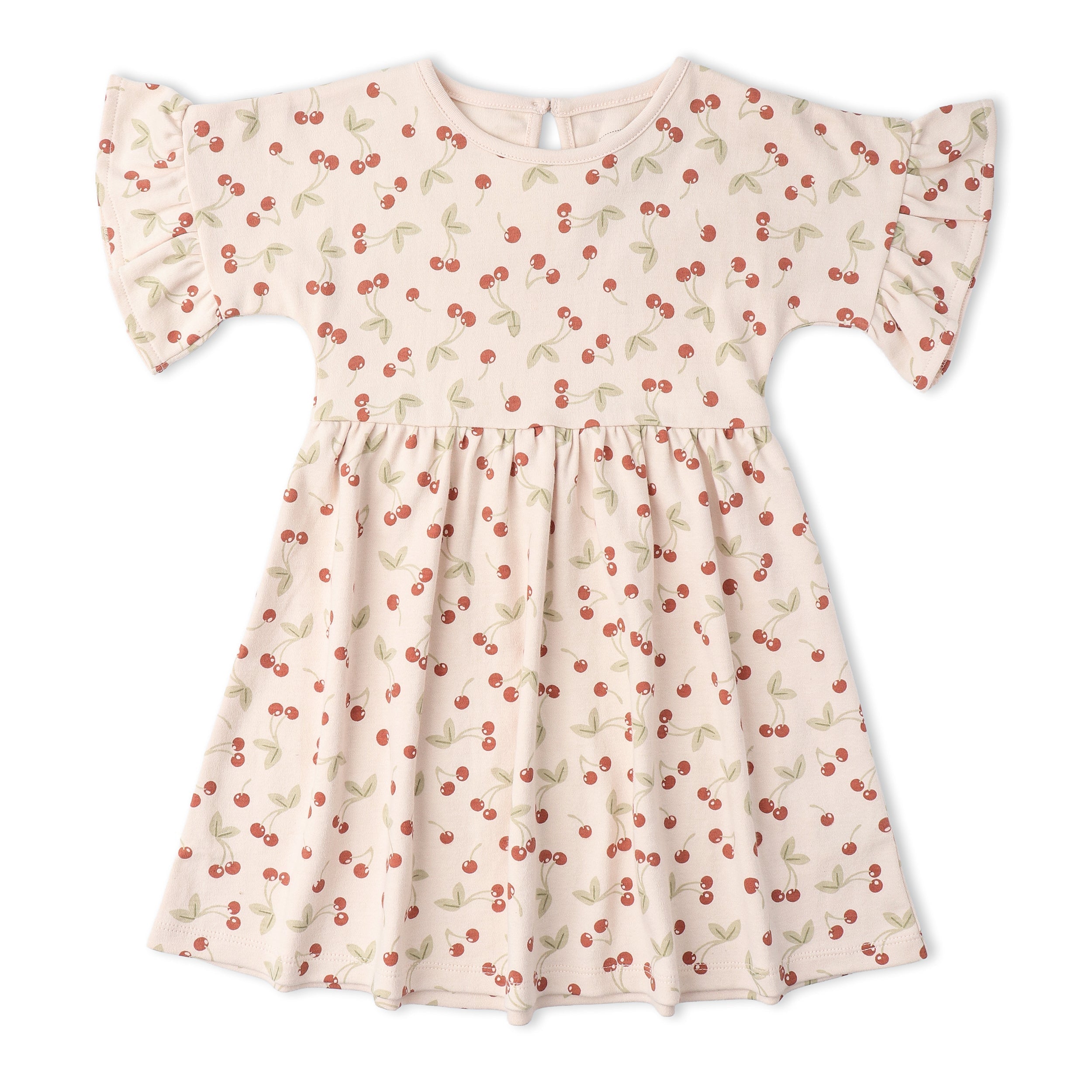 Makemake Organics - Organic Dolman Sleeve Dress - Cherry