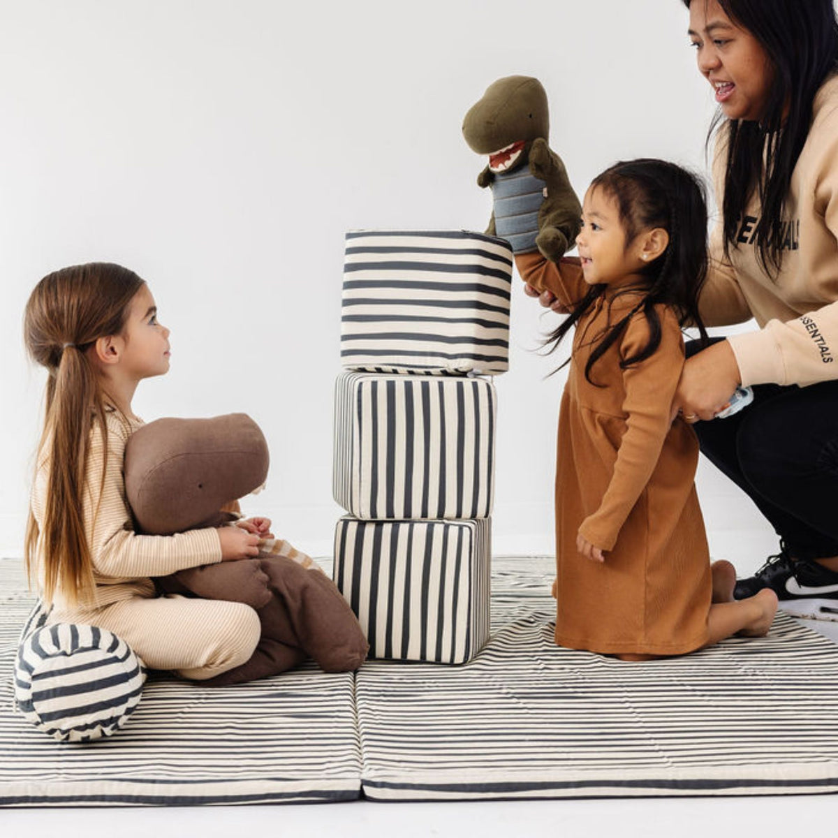 Toki Mats Bold Stripe Organic Cotton Mat