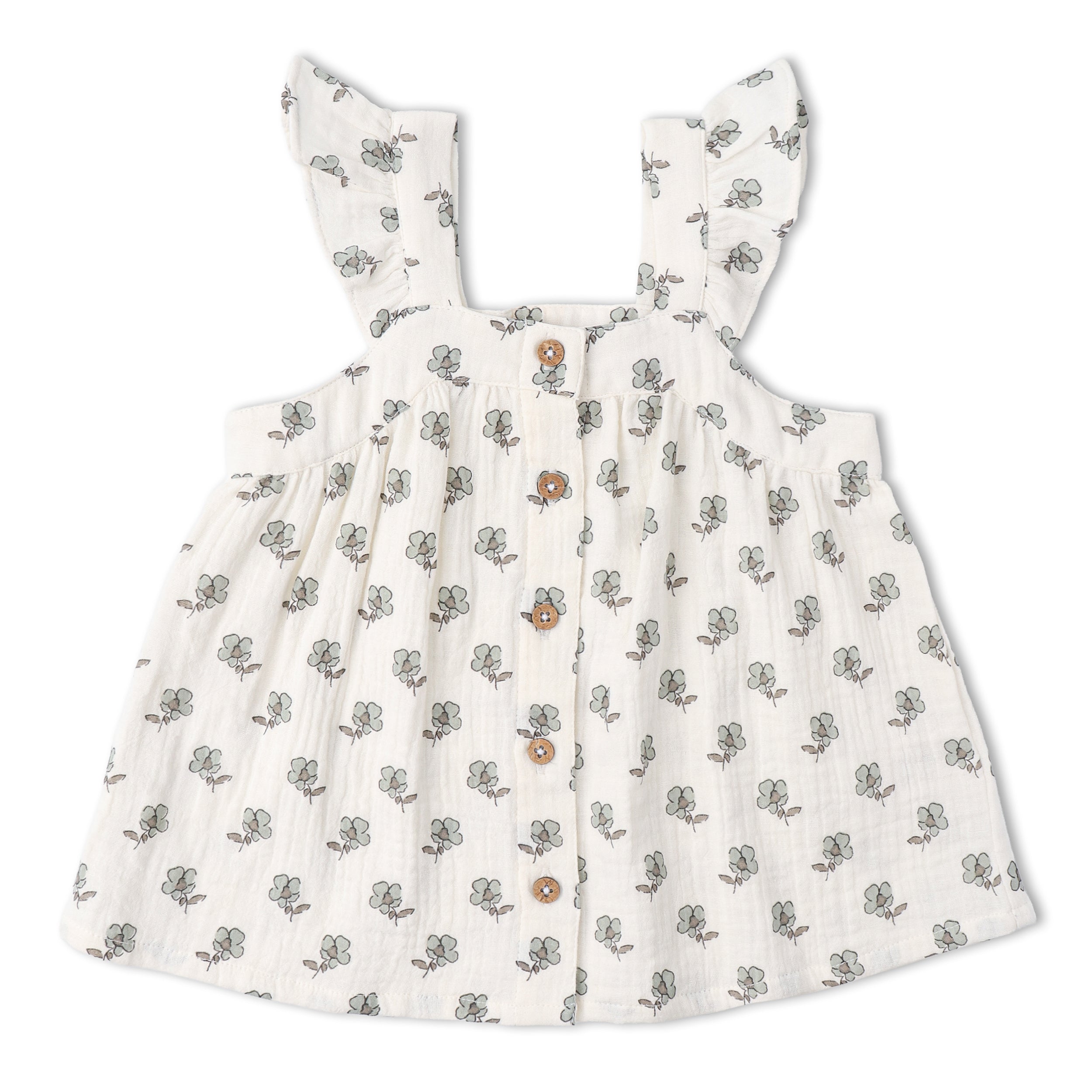 Makemake Organics - Organic Flutter Top & Shorts Set - Poppy