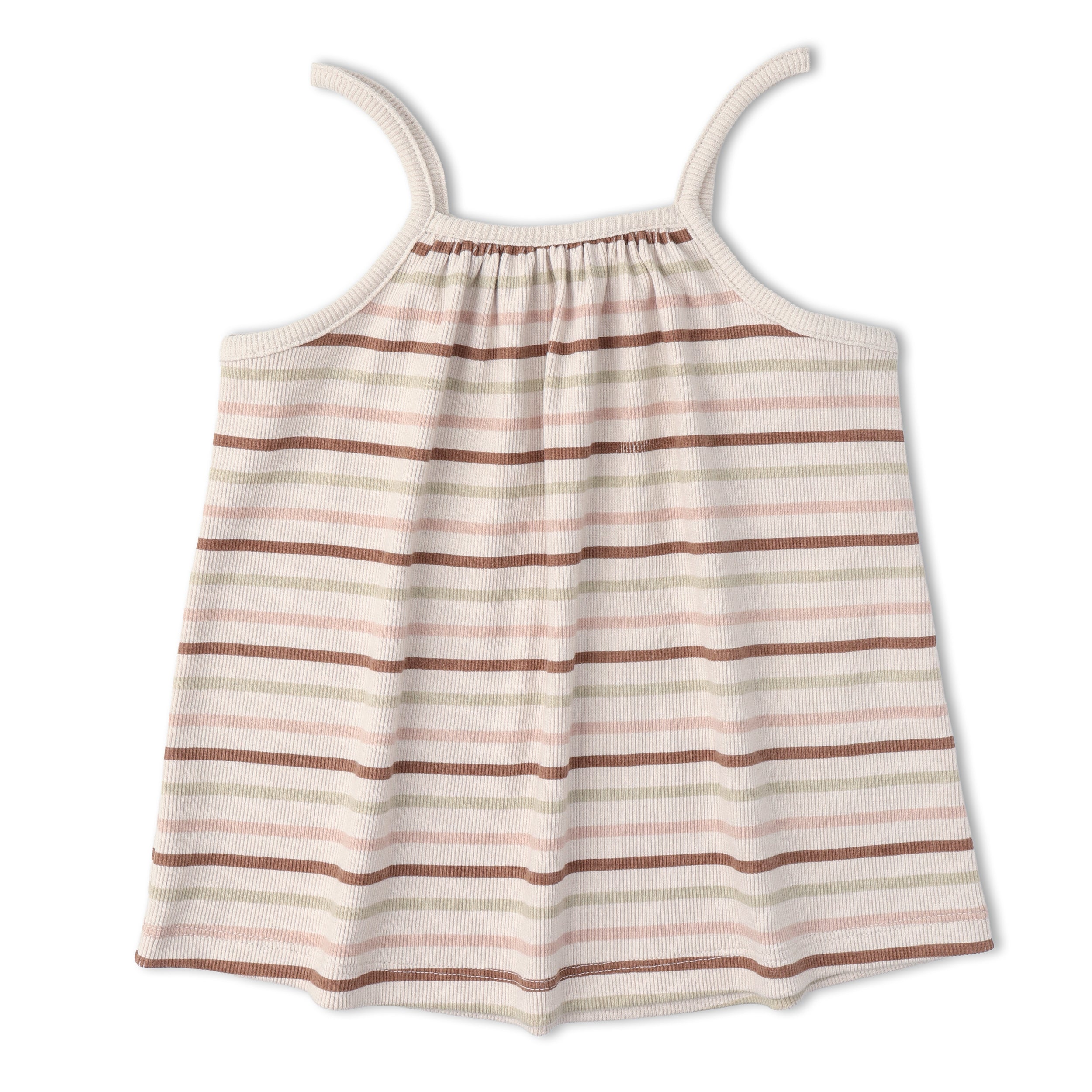 Makemake Organics - Organic Tank Top & Shorts Set - Terra Stripes