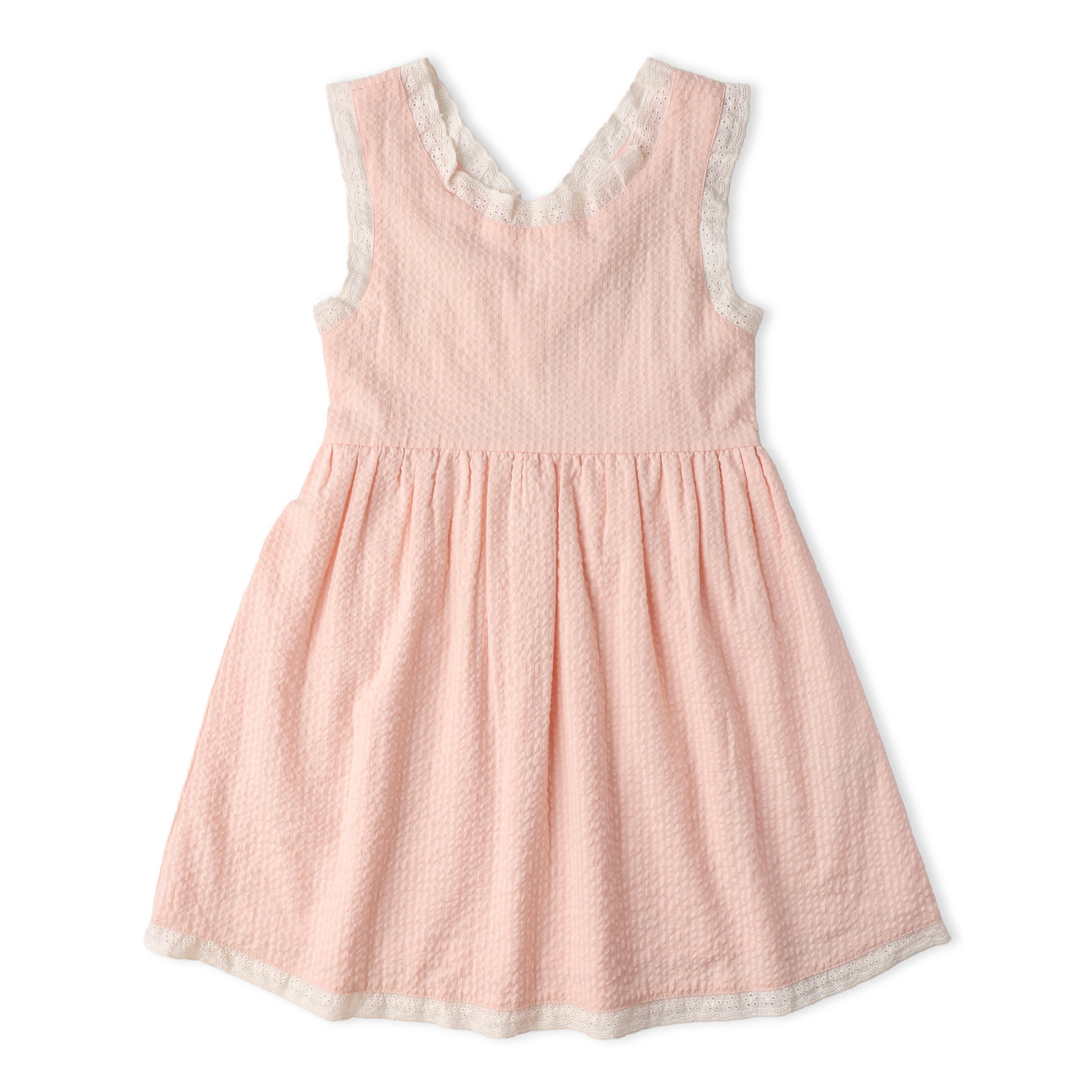 Makemake Organics - Organic Cross Back Dress - Blush