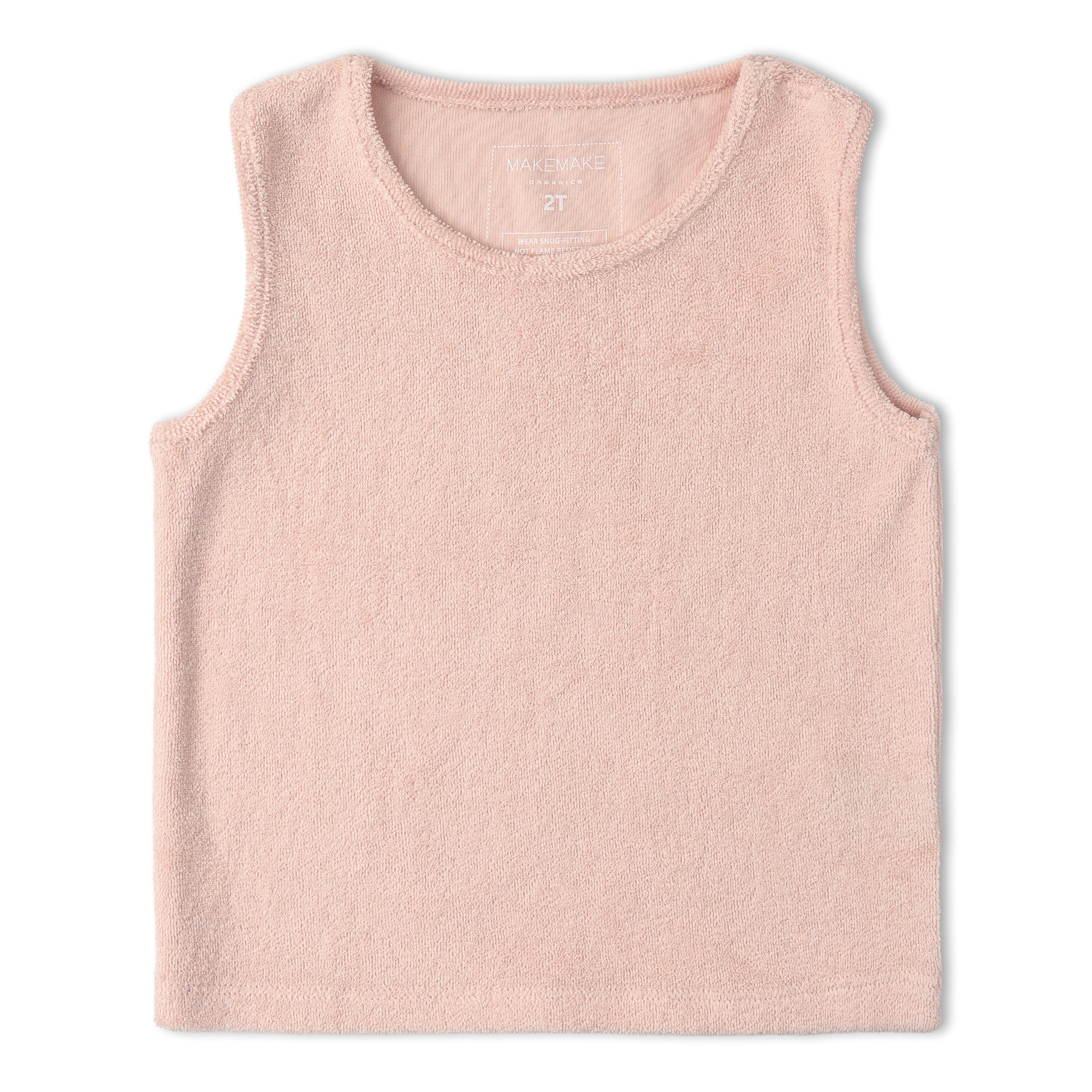 Makemake Organics - Organic Sleeveless Tee & Shorts Set - Blush