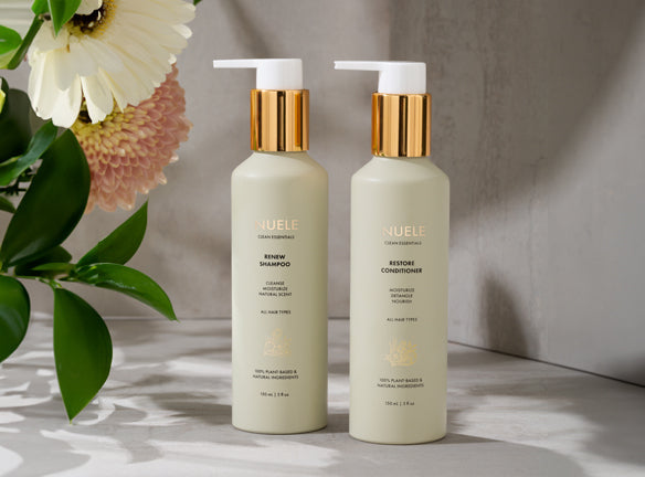 Nuele Renew Shampoo, Restore Conditioner
