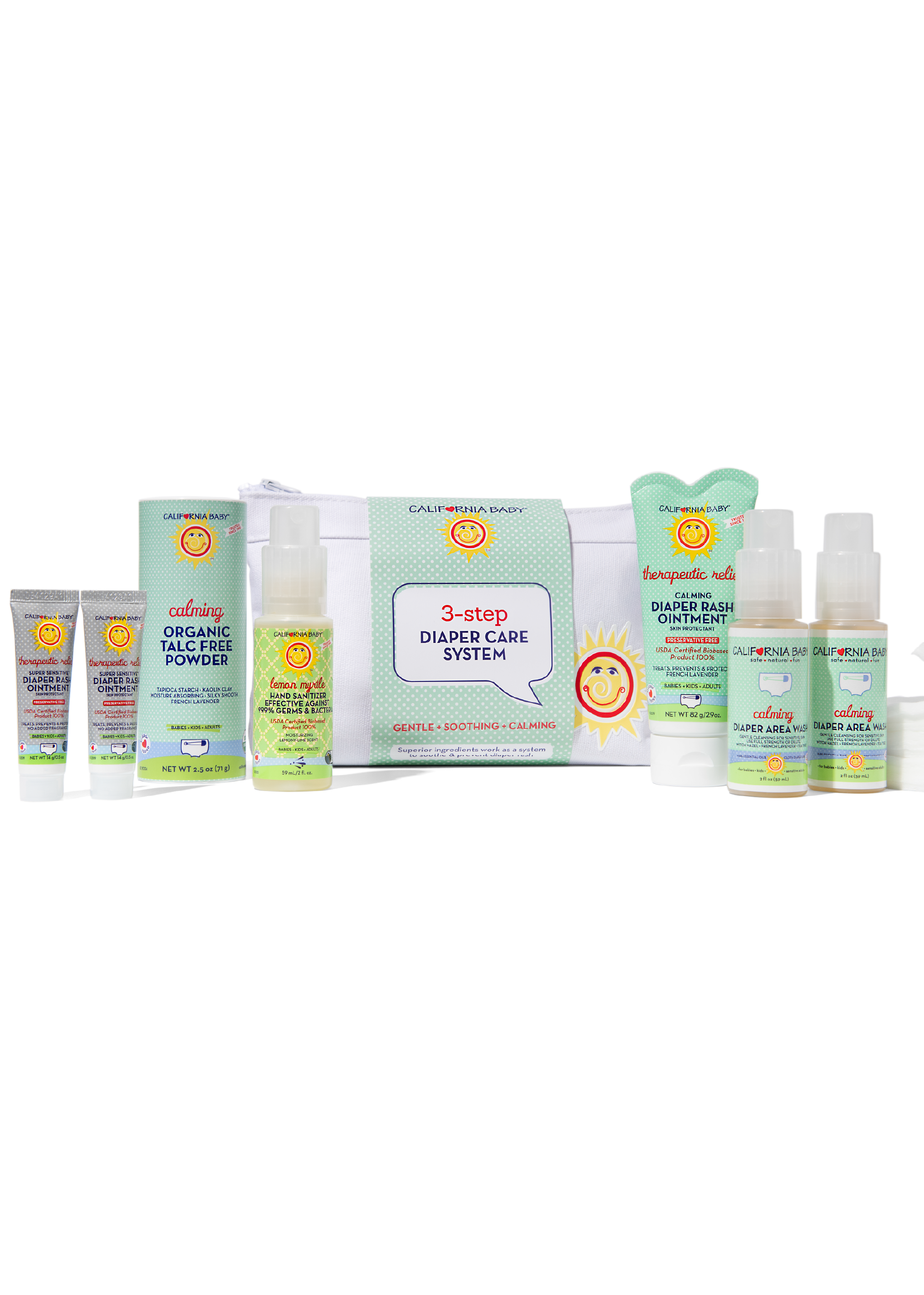 California Baby Calming™ 3-Step Diaper Care Kit