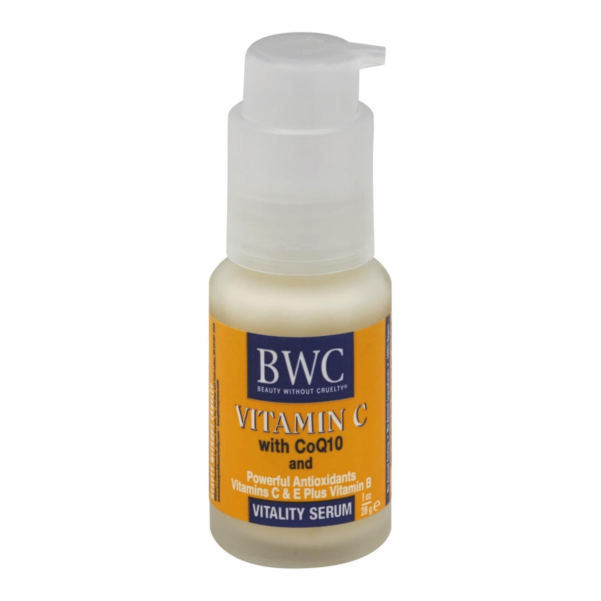 Beauty Without Cruelty Vitality Serum Vitamin C 1 Fl Oz with CoQ10
