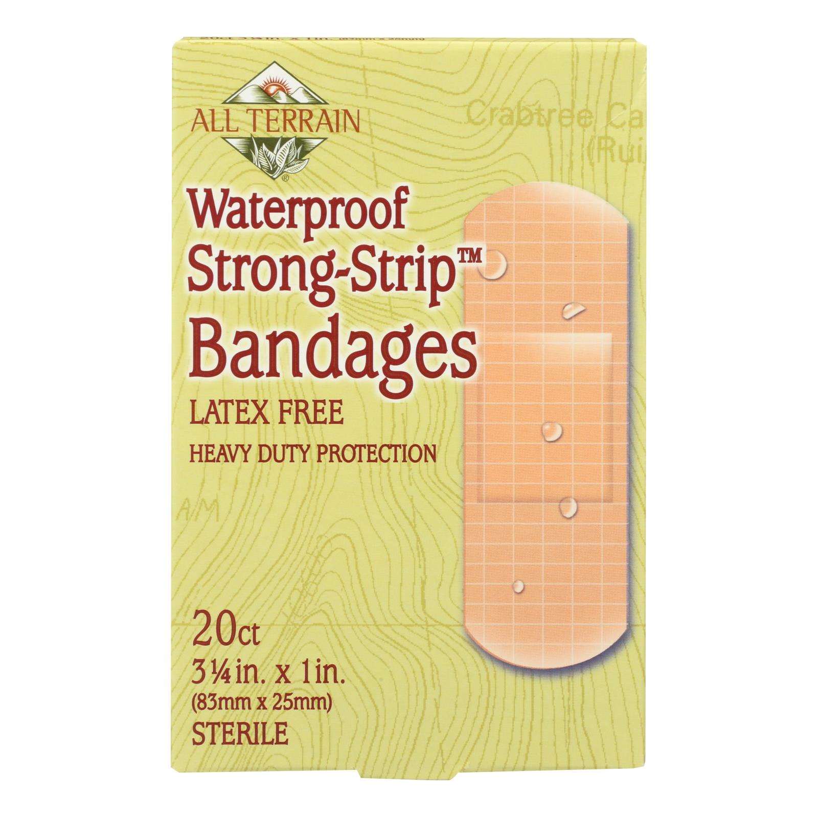 All-Terrain Strong Waterproof Bandages for Unstoppable Adventures (Pack of 20 - 1 Inch)