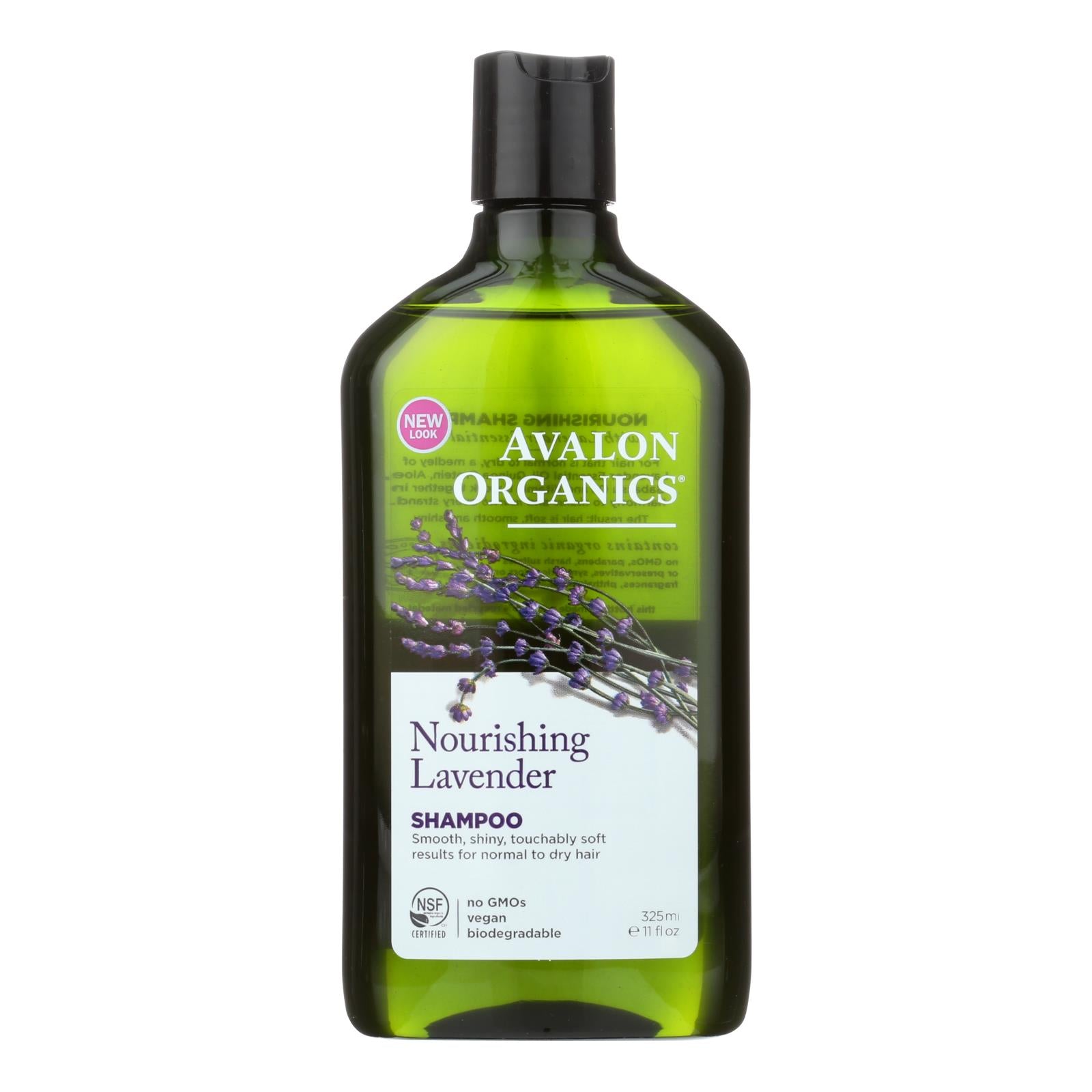 Avalon Organics Nourishing Lavender Shampoo, 11 Fl Oz