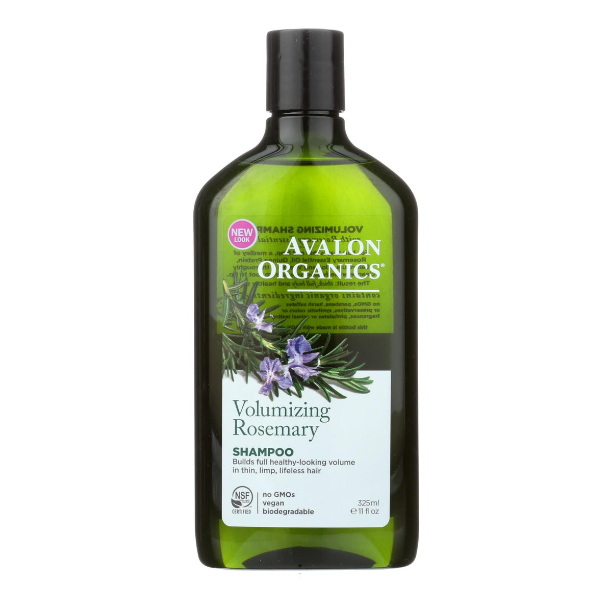 Avalon Organics Rosemary shampoo, three bottles included