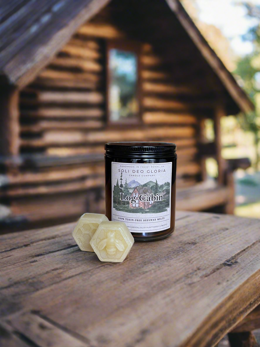 Soli Deo Gloria Candle Company Beeswax Wax Melts | Natural Essential Oil Wax Melts