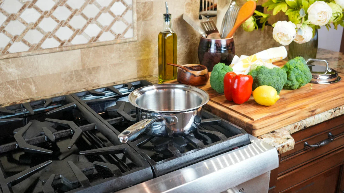 360 Cookware 1.75 Quart Saucepan with Cover