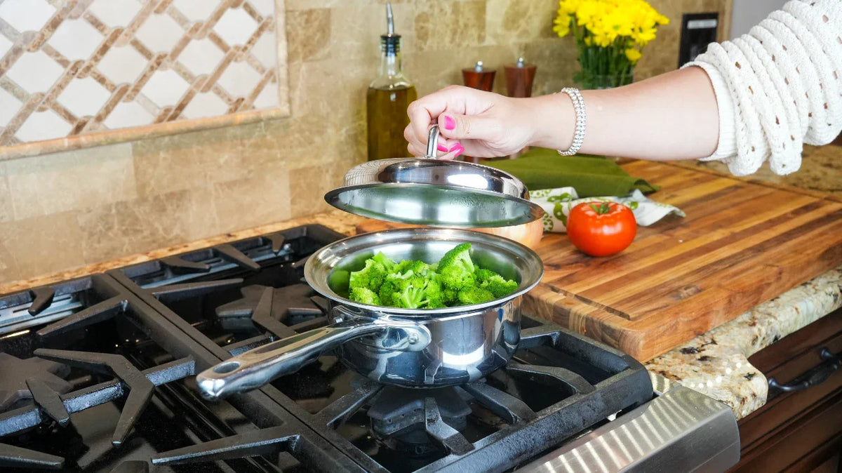 360 Cookware 1.75 Quart Saucepan with Cover