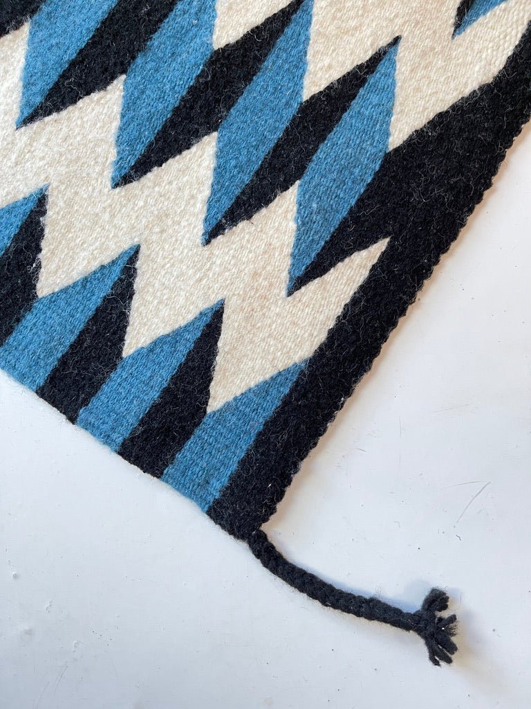 Archive New York Teo Rug in Blue/Black
