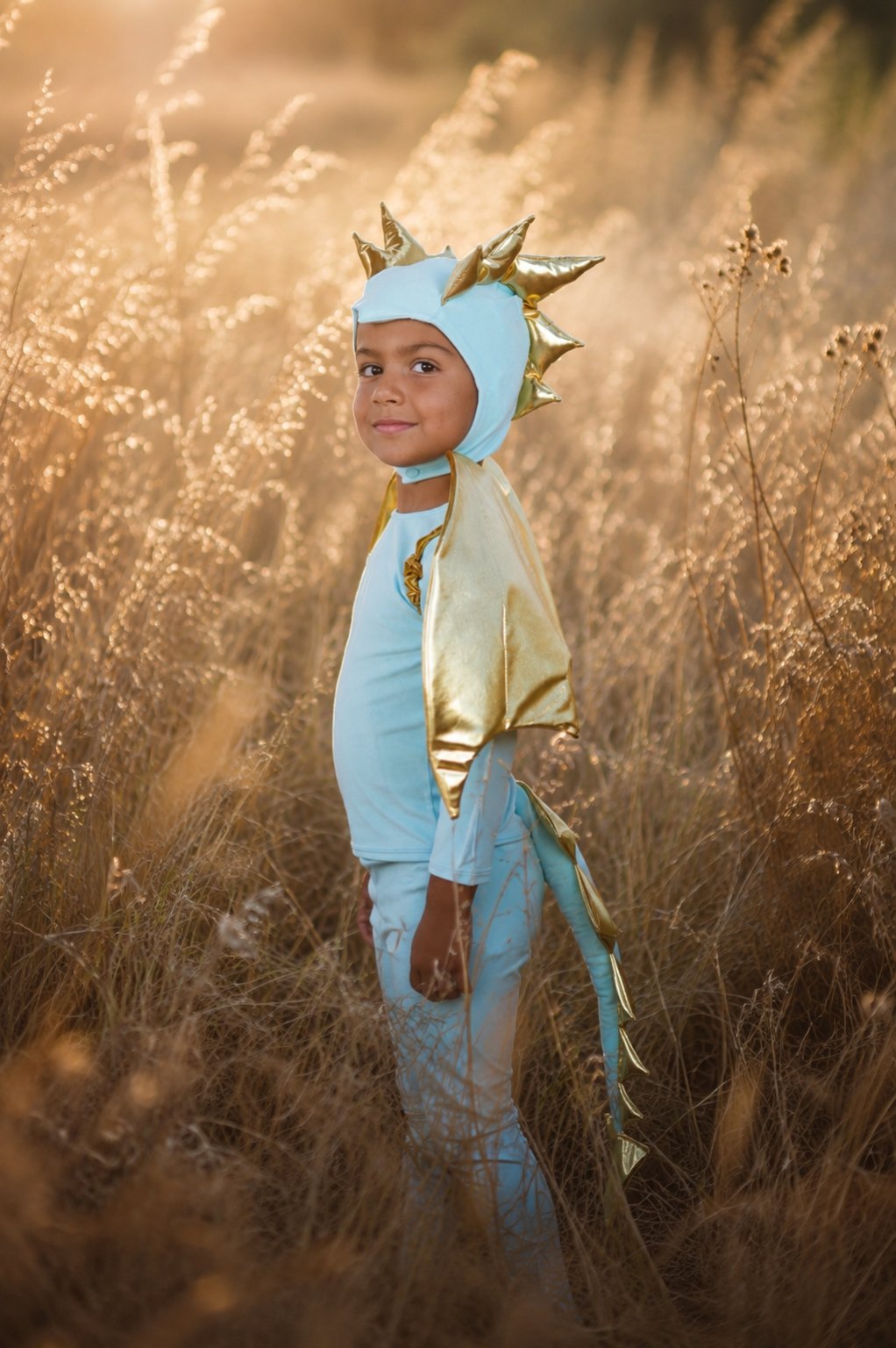 Band of the Wild Sky Blue Dragon Costume