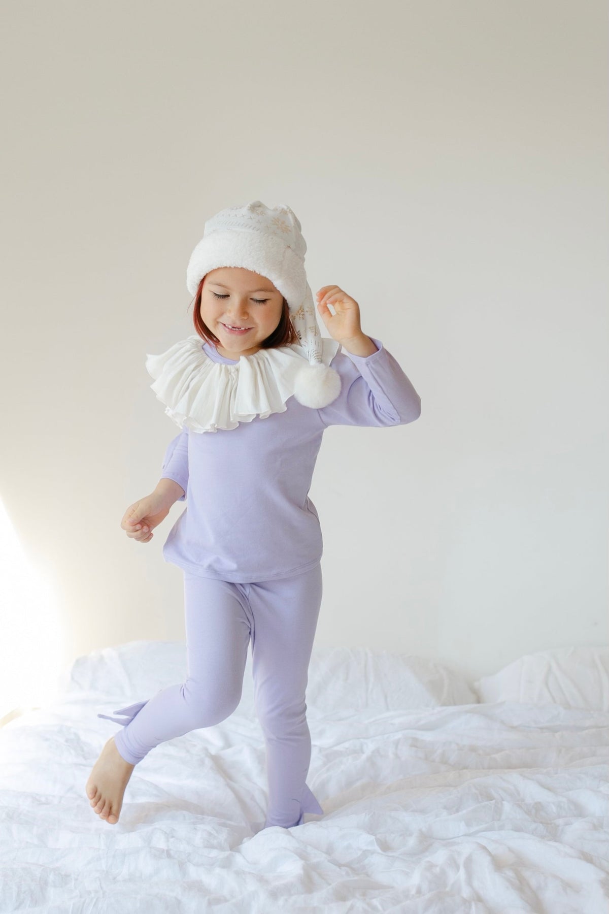 Band of the Wild Pastel Purple Holiday Elf Pajama Costume