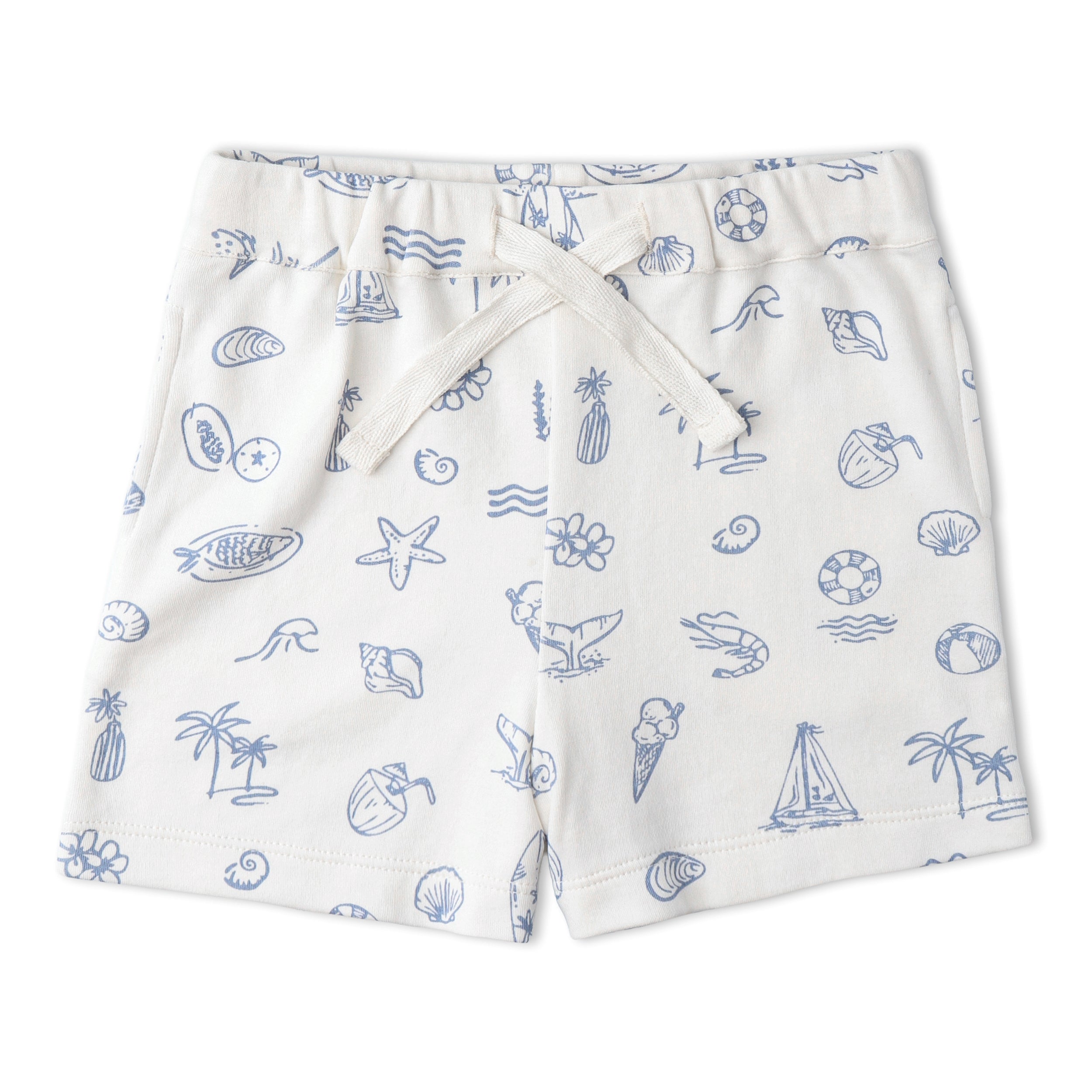 Makemake Organics - Organic Tee & Shorts Set - Coastal