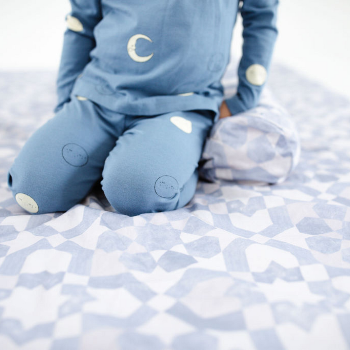 Toki Mats Blue Tile Organic Cotton Mat