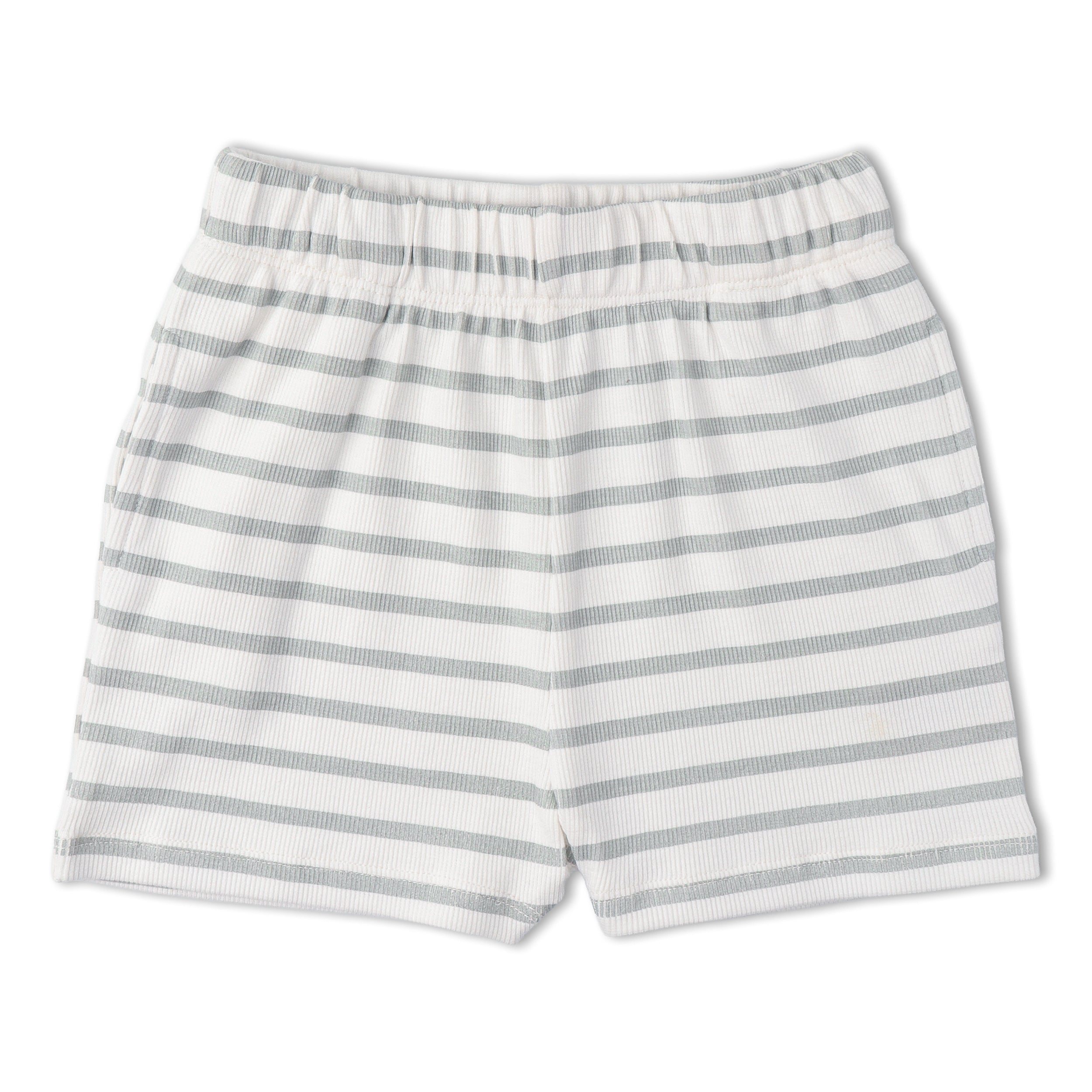 Makemake Organics - Organic Tank Top & Shorts Set - Fog Stripes