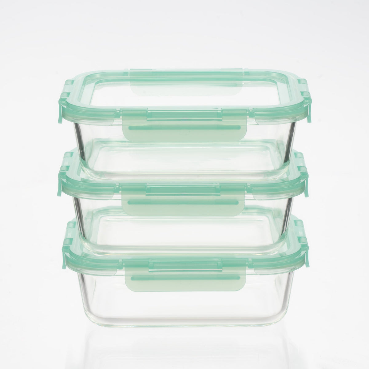 7. Glass Containers with Silicone Lids