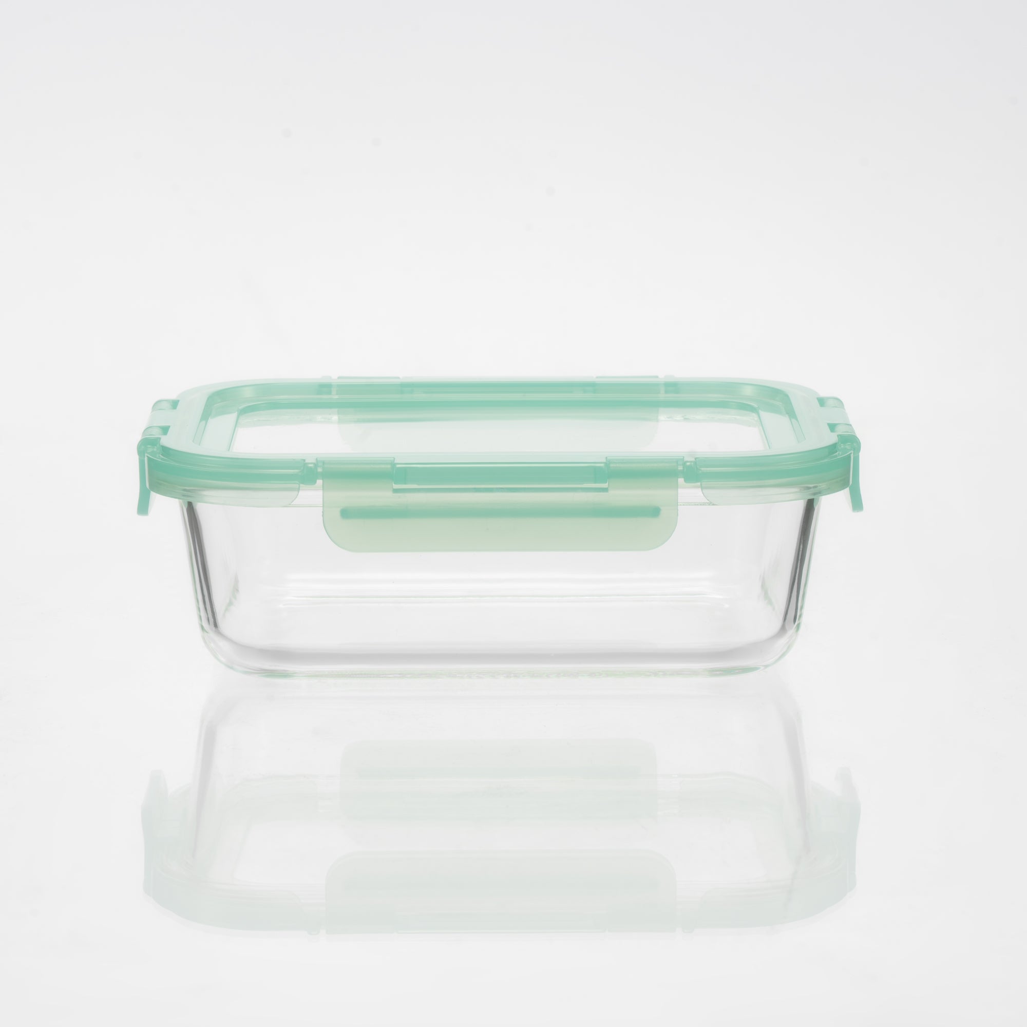 Genicook Glass Containers with Flexible Silicone Lids - Set of 3