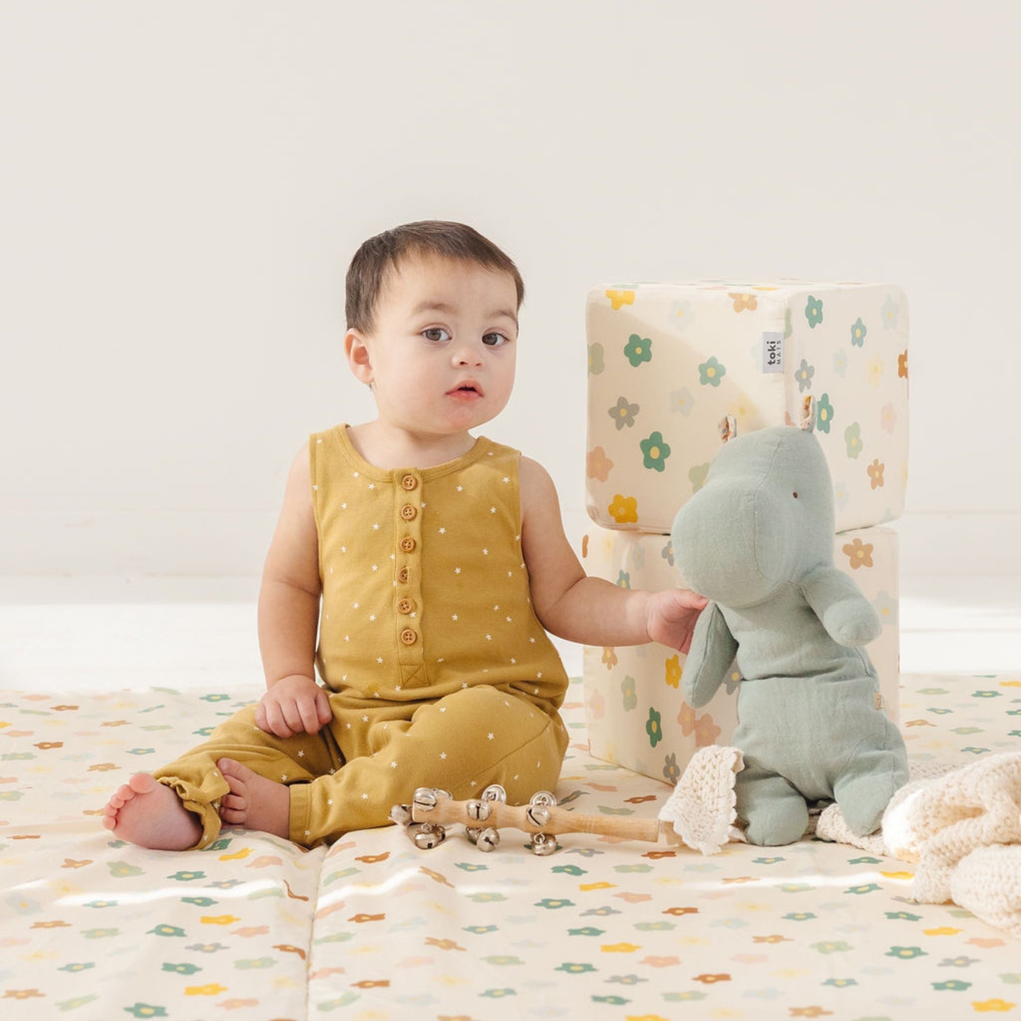 Toki Mats Playful Posies Organic Cotton Mat