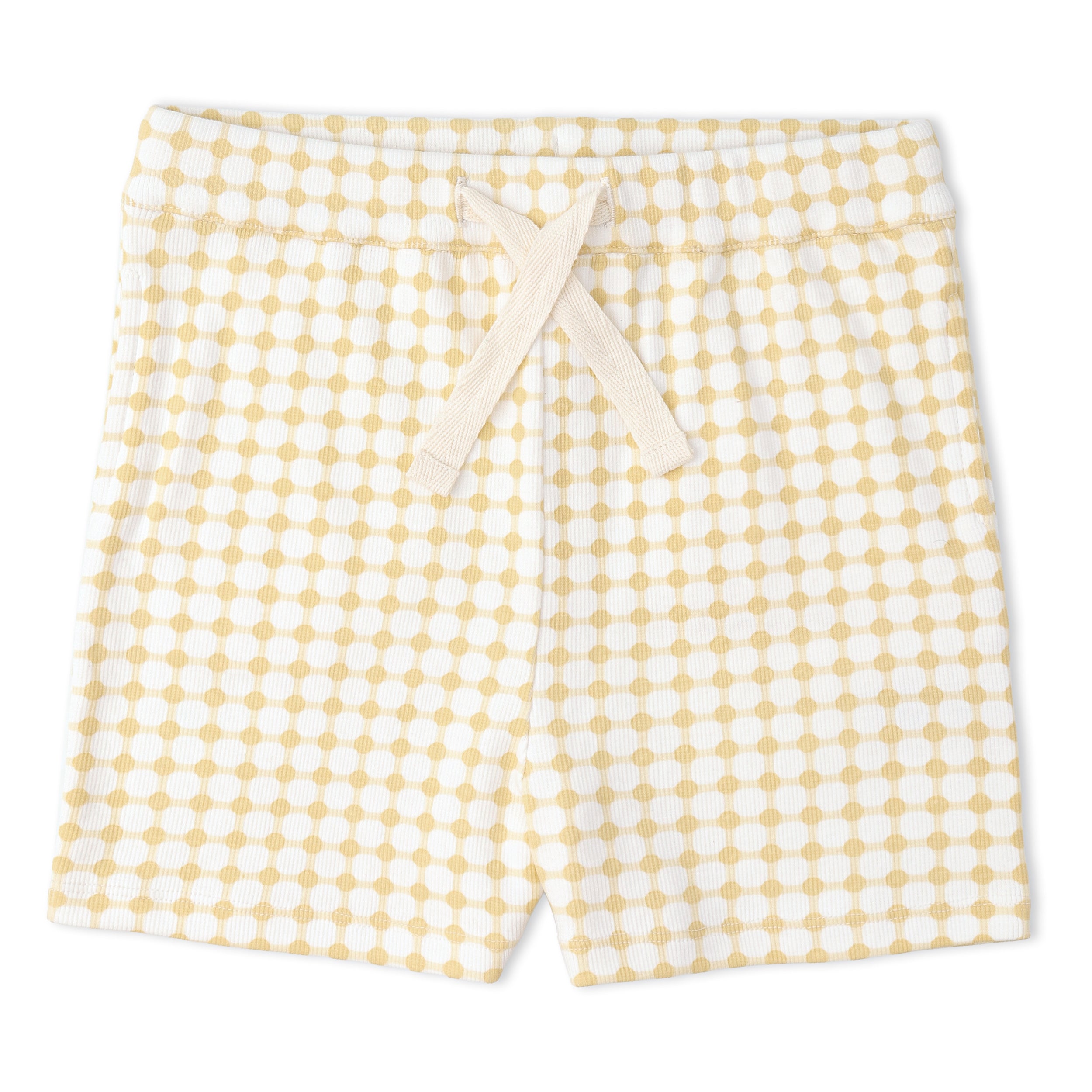 Makemake Organics - Organic Collar Tee & Shorts Set - Dotty Gingham
