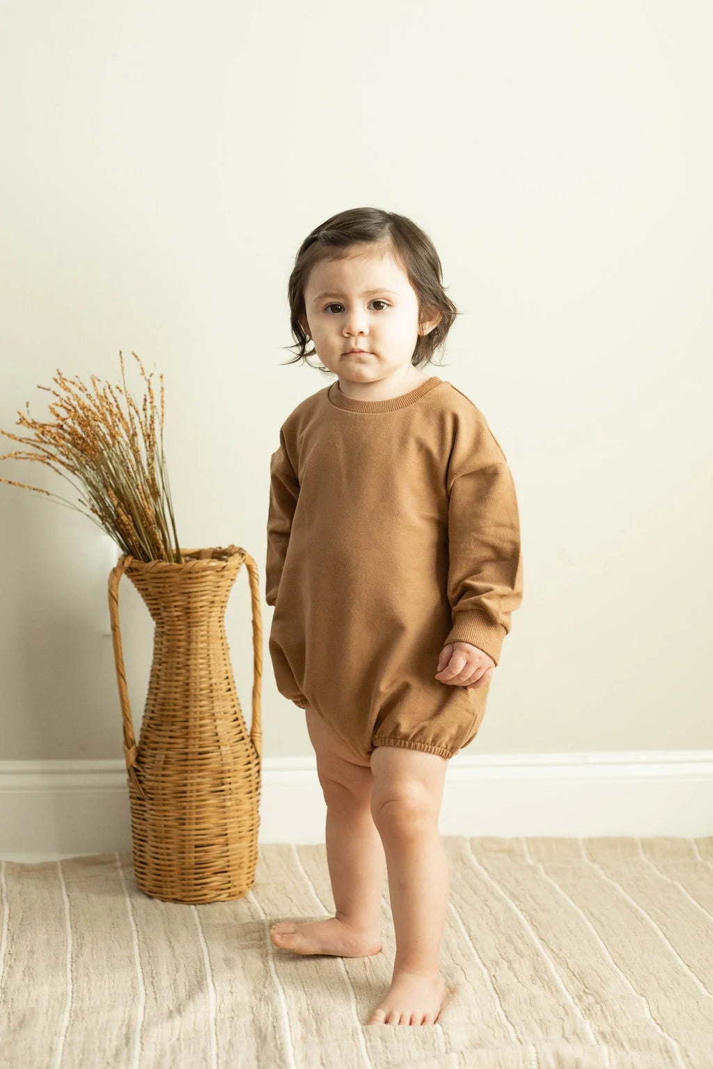 Little Organic Company Oversized Sweatshirt Bubble Romper