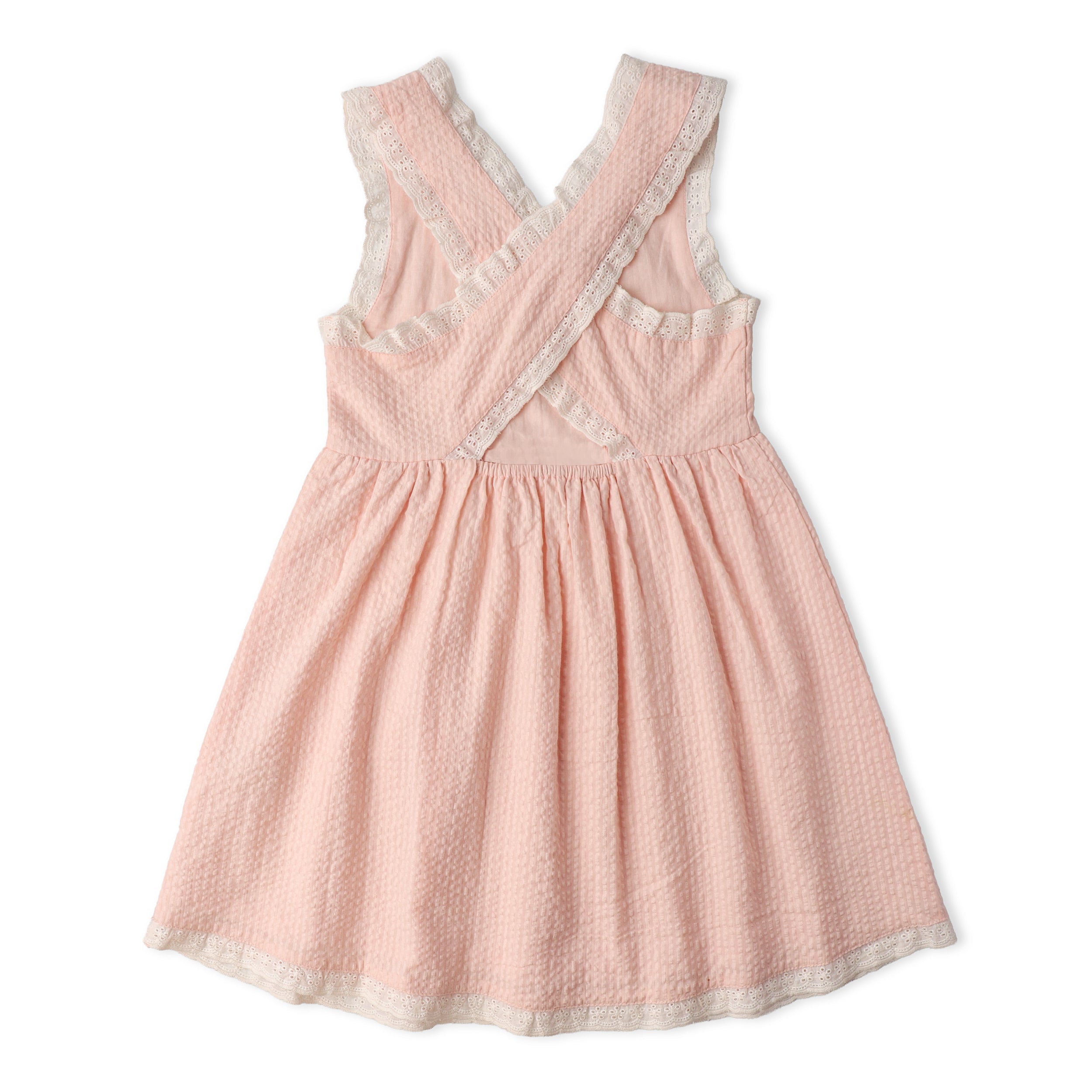 Makemake Organics - Organic Cross Back Dress - Blush