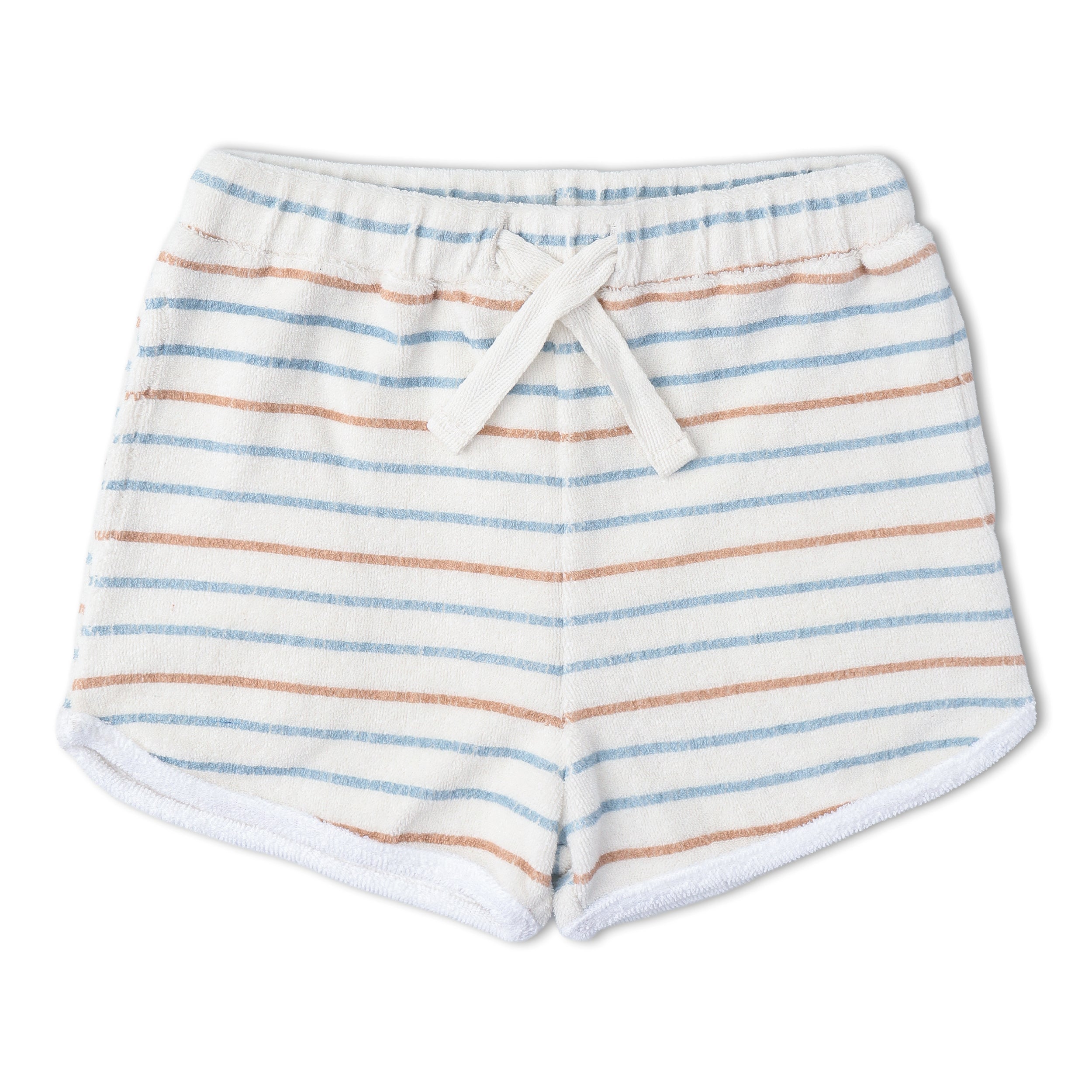Makemake Organics - Organic Sleeveless Tee & Shorts Set - Cabana Stripes