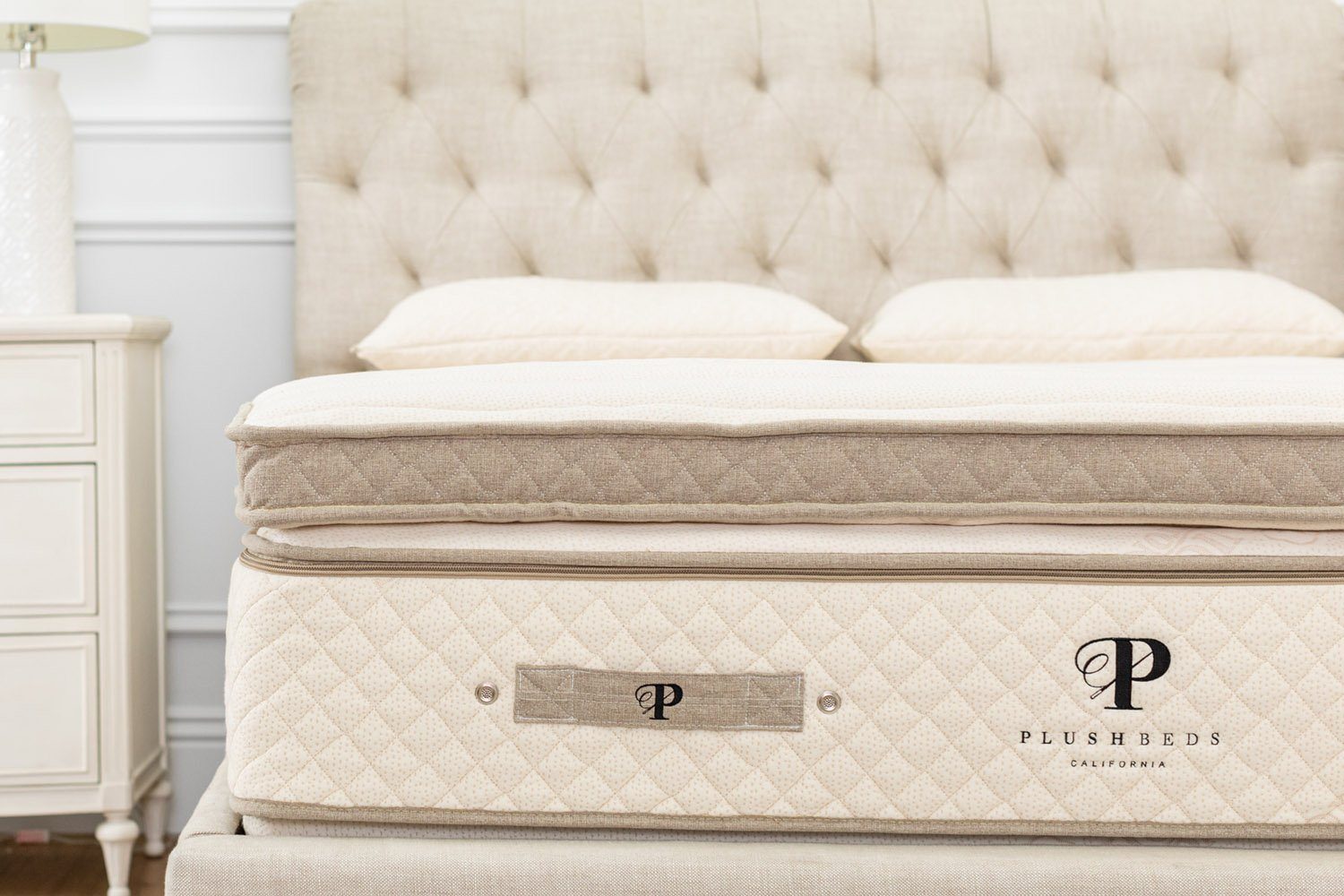 Plush Beds Quilted Organic Mattress Topper