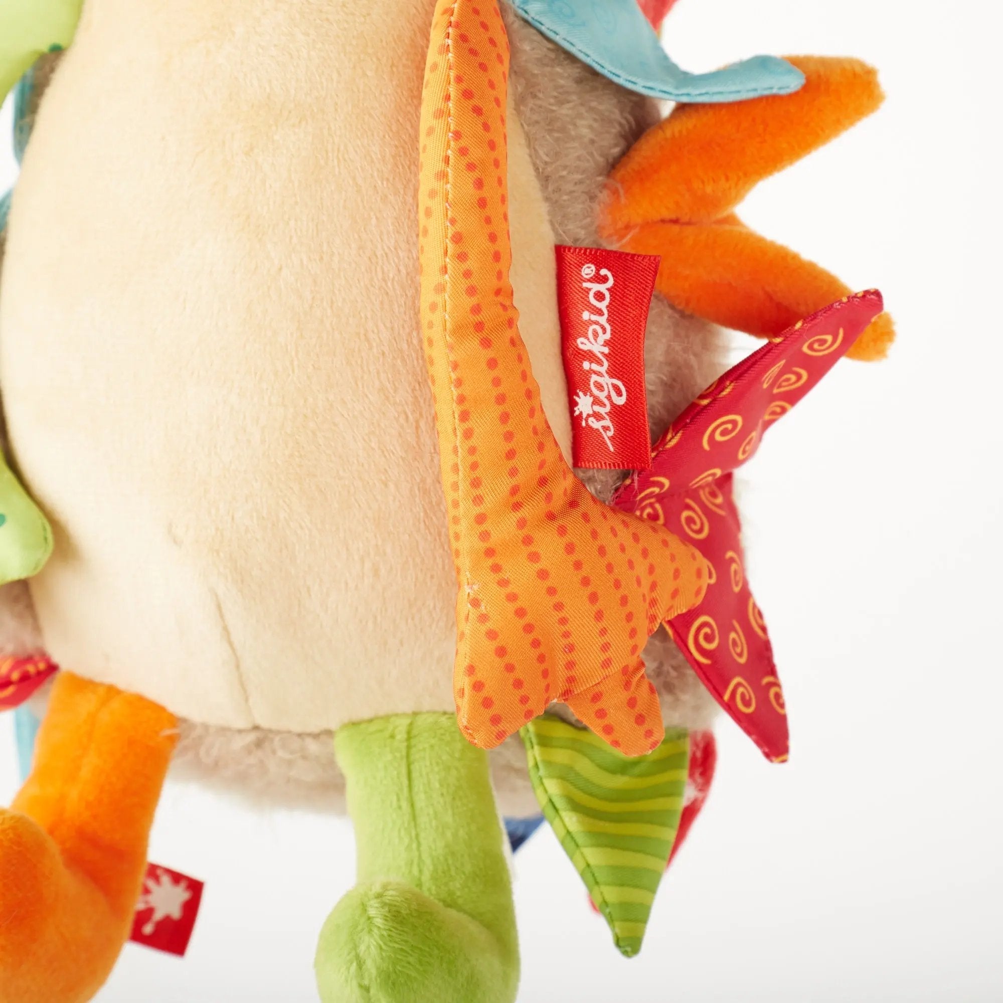 Sigikid Patchwork Hedgehog Plush Toy