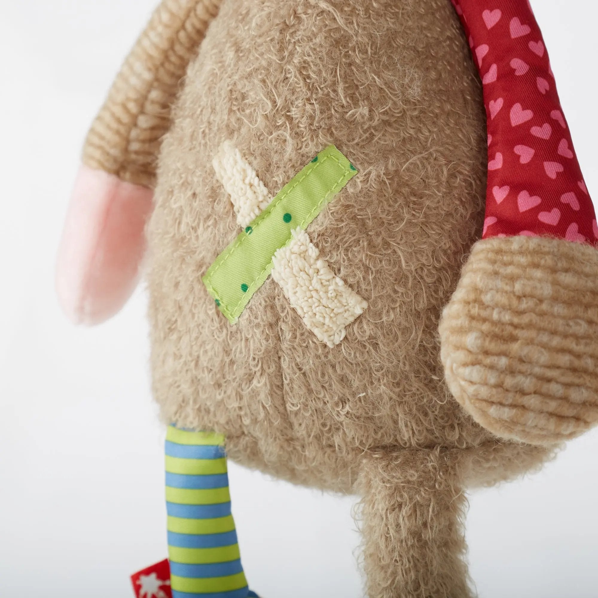 Sigikid Patchwork Bear Plush Toy - Gimme the Good Stuff