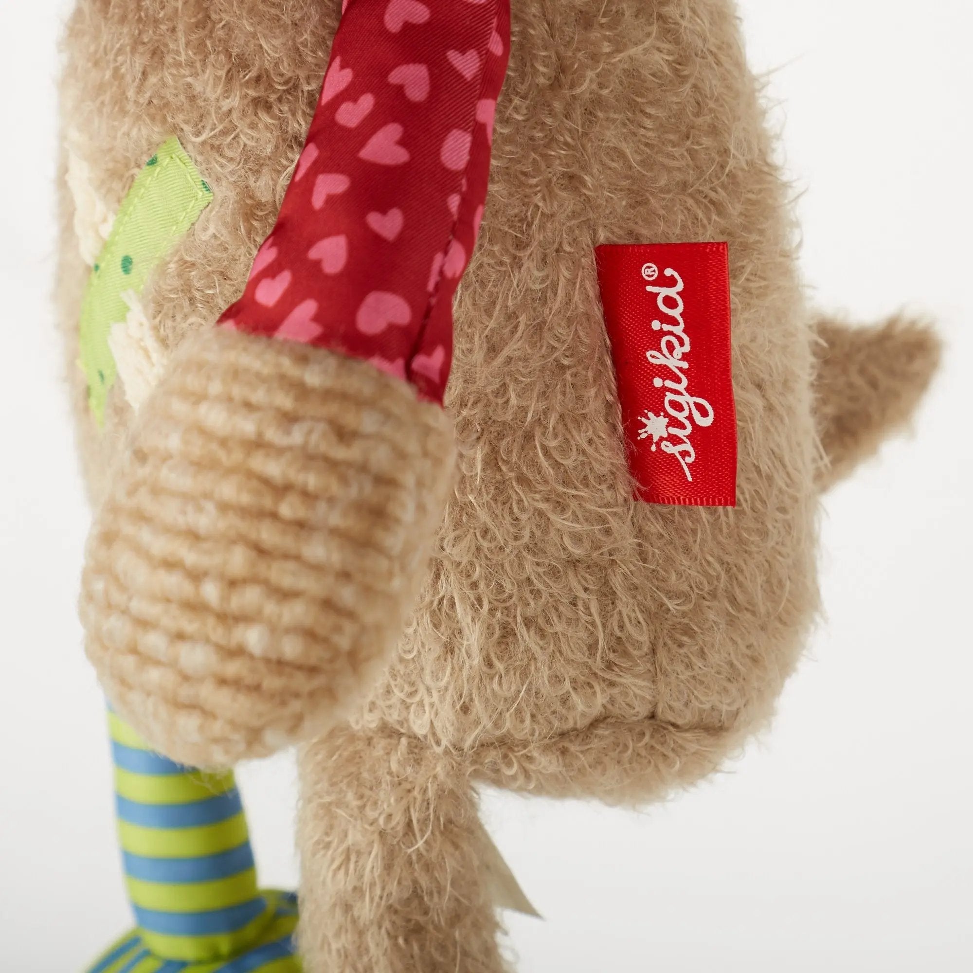 Sigikid Patchwork Bear Plush Toy - Gimme the Good Stuff
