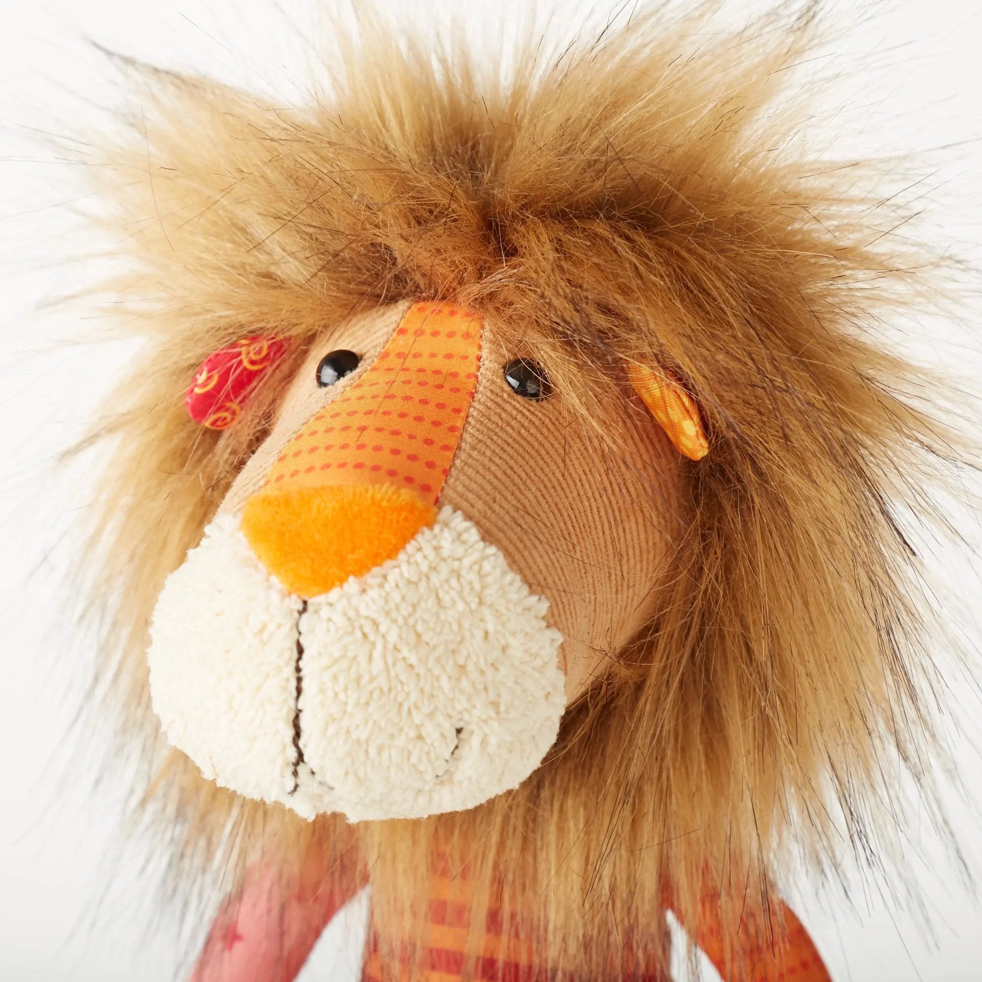 Sigikid Patchwork Lion Plush Toy