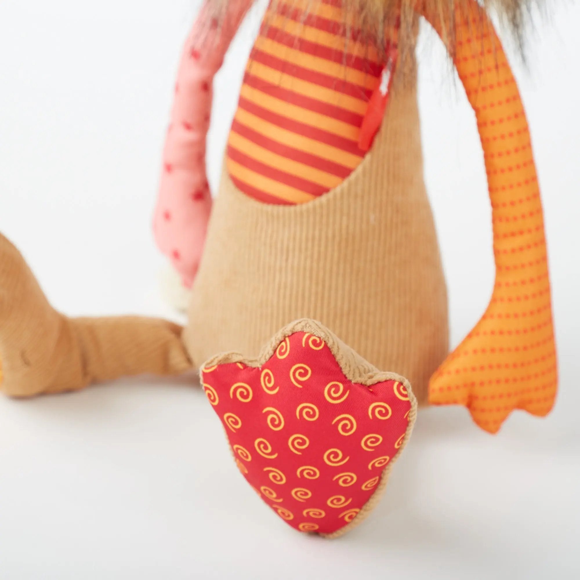 Sigikid Patchwork Lion Plush Toy
