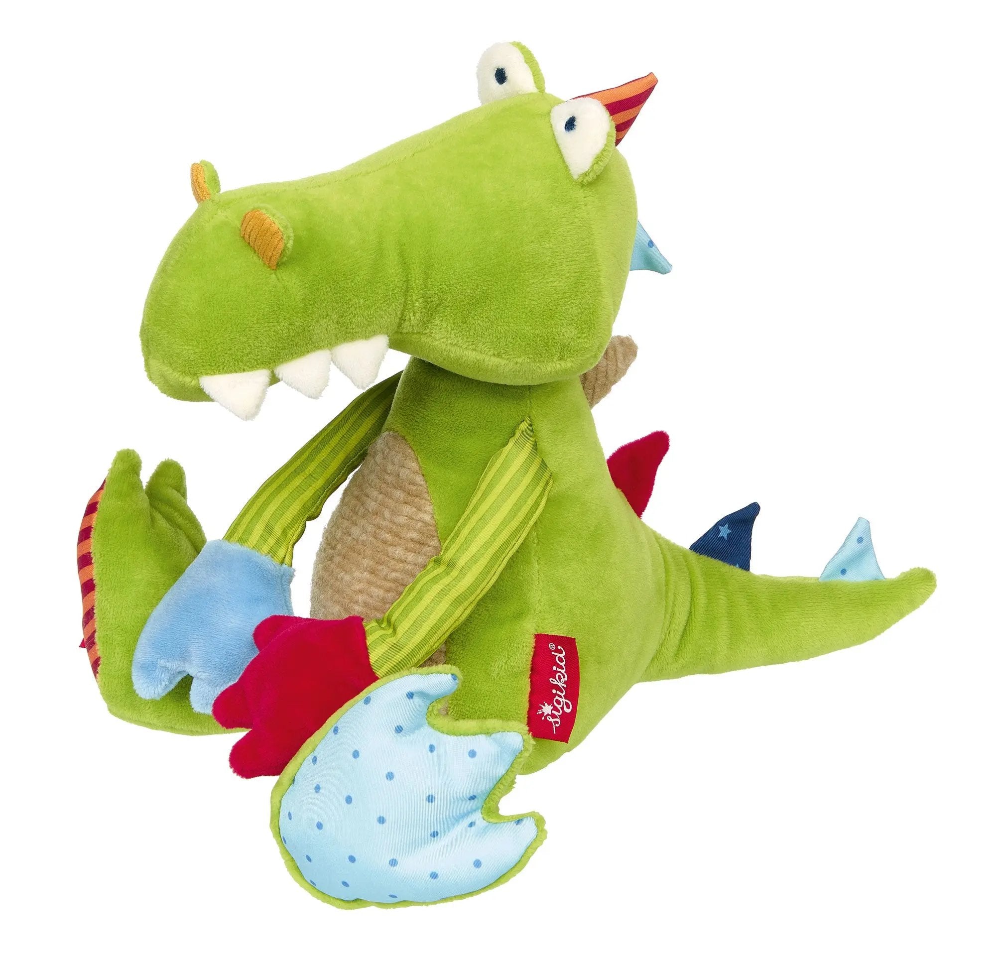 Sigikid Patchwork Dragon Plush Toy