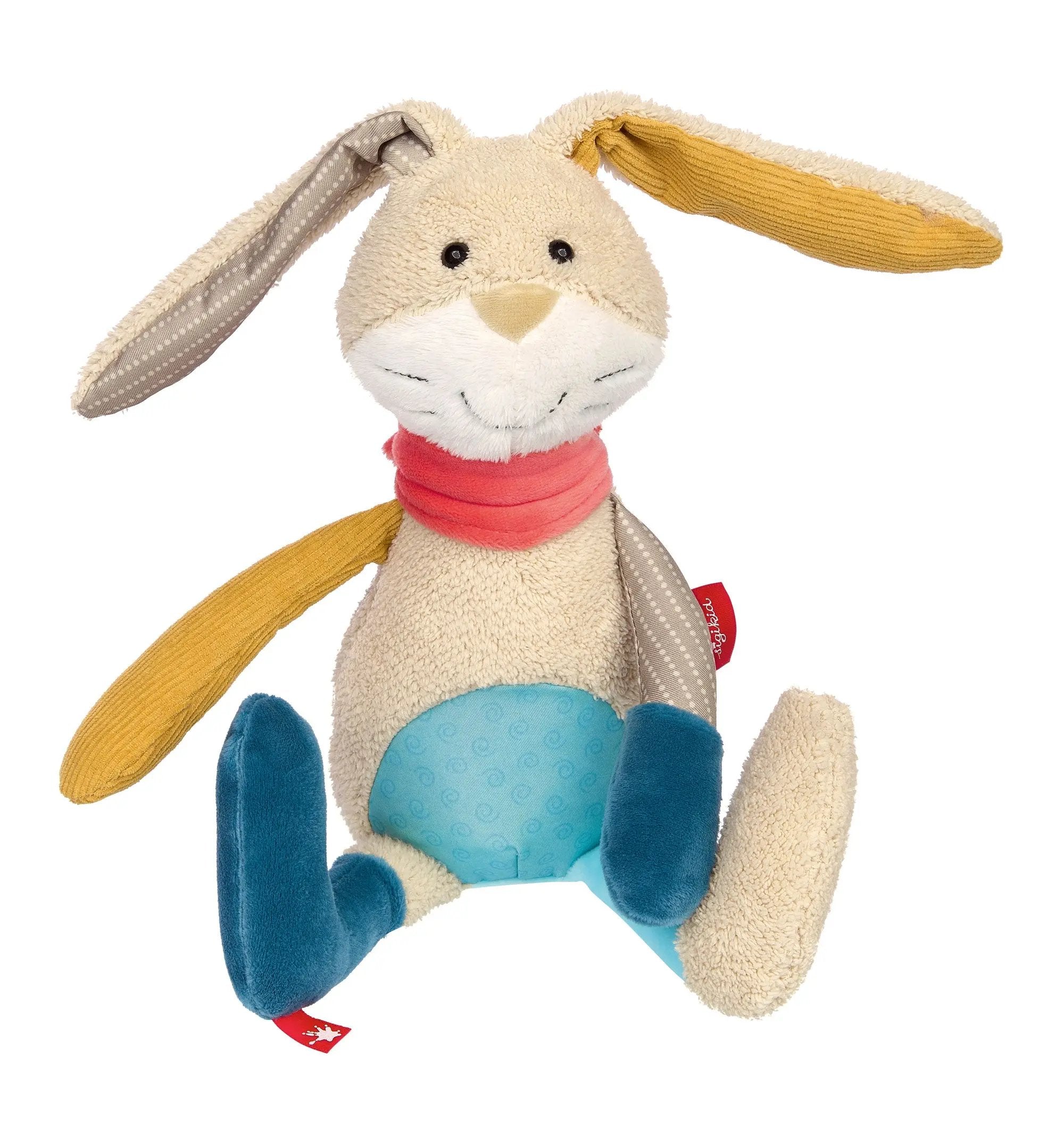 Sigikid Patchwork Rabbit Plush Toy