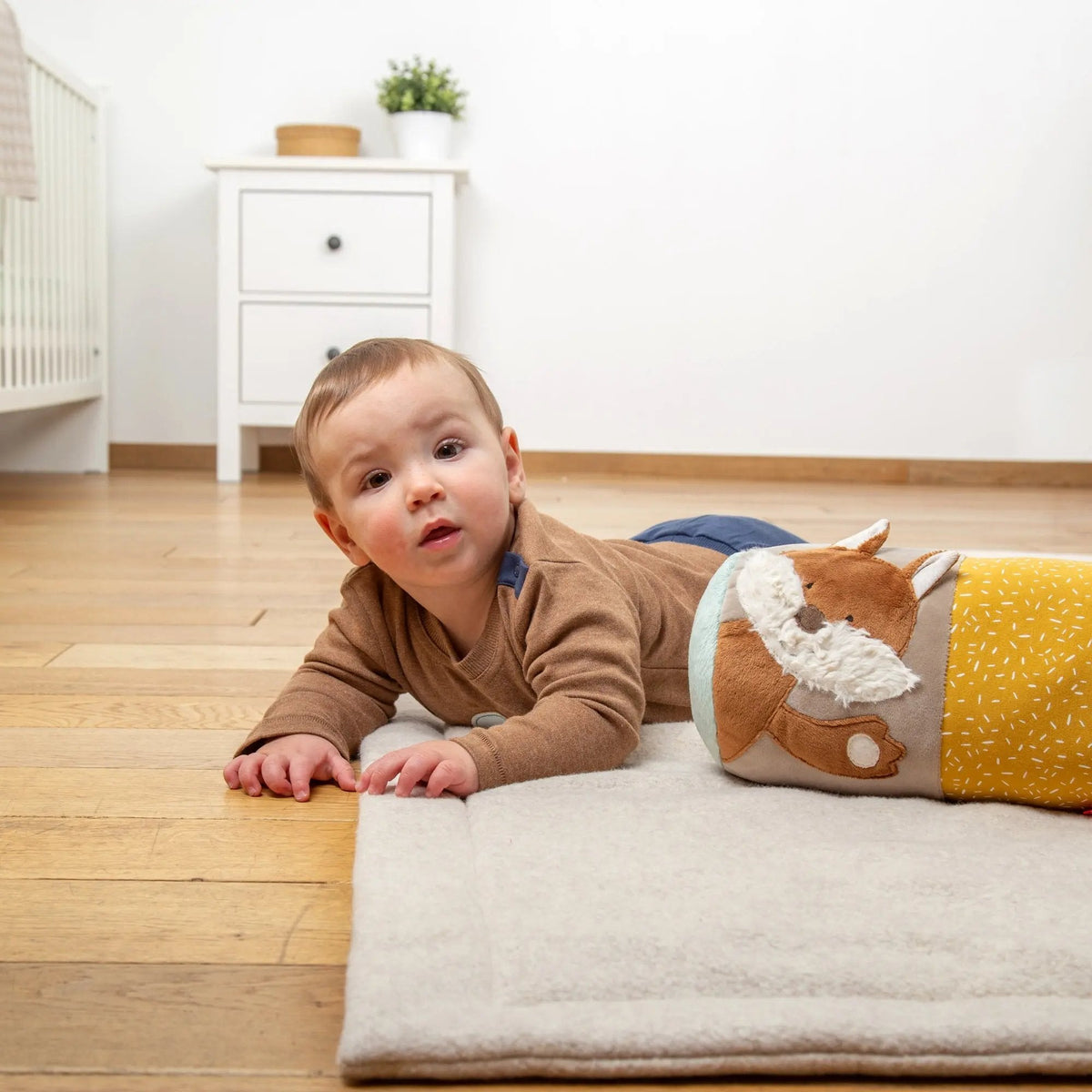 Sigikid Fox Activity Roll with Rattle