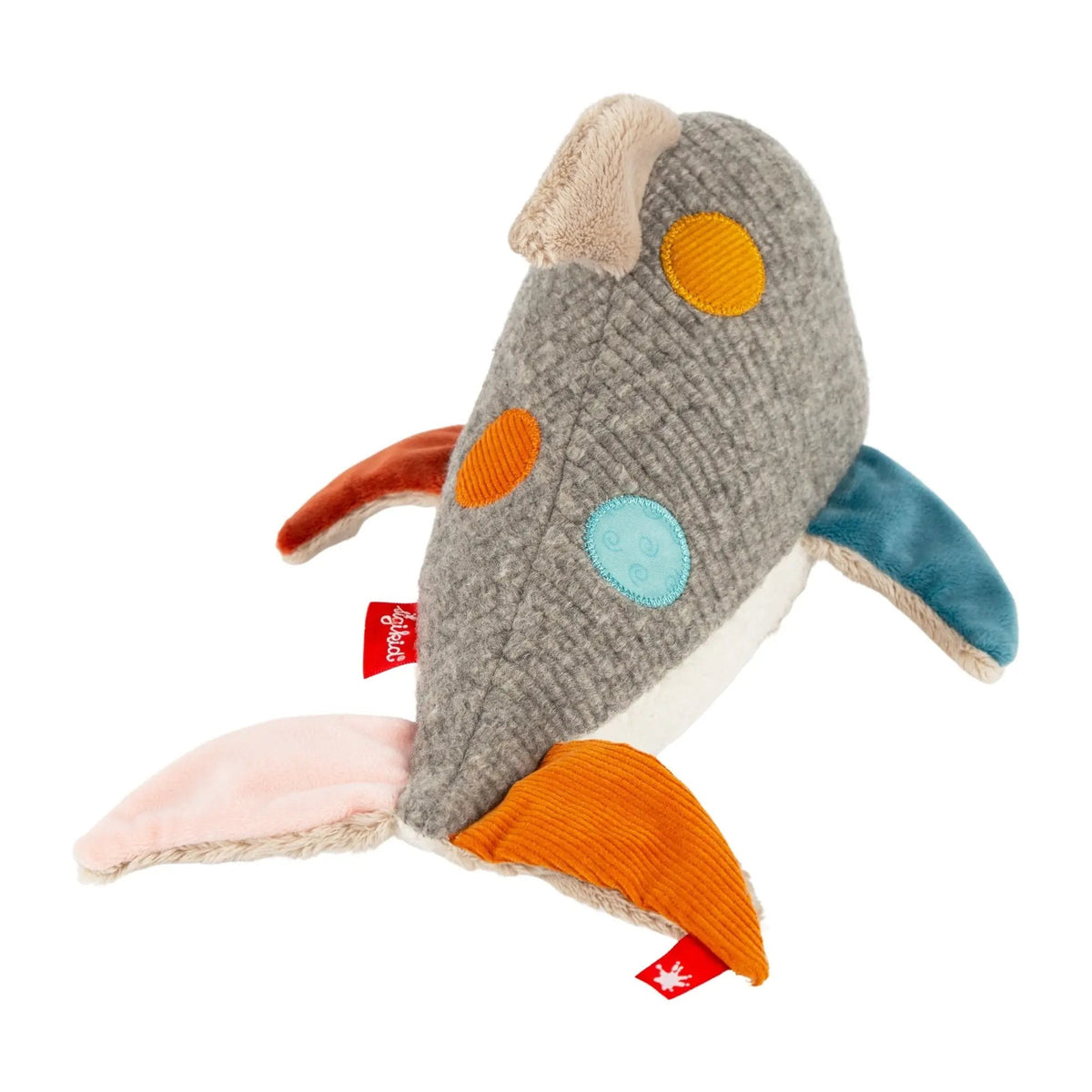 Sigikid Patchwork Dolphin Plush Toy