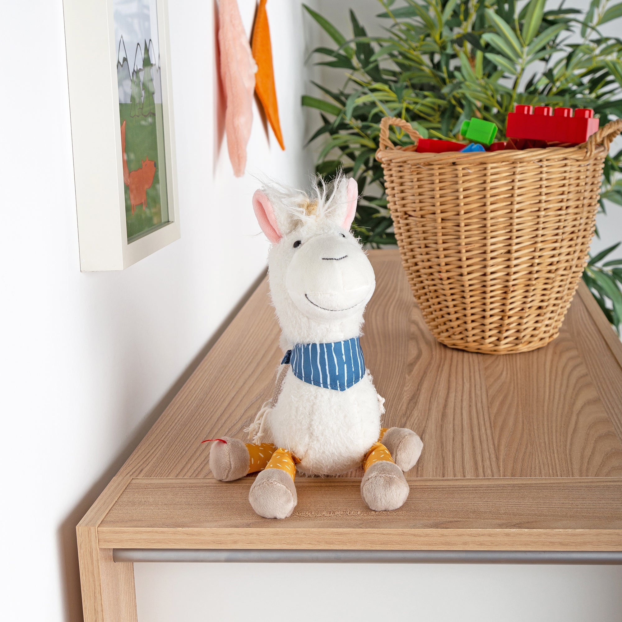 Sigikid Patchwork Llama Plush Toy
