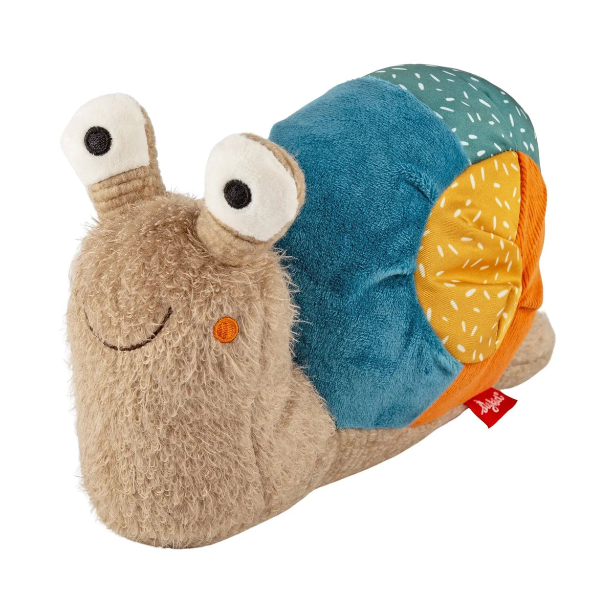 Sigikid Patchwork Snail Plush Toy