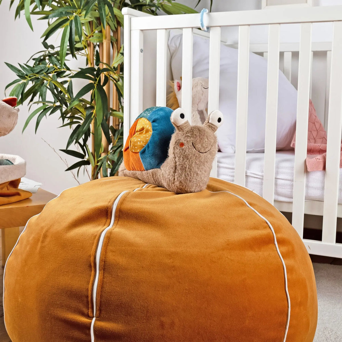 Sigikid Patchwork Snail Plush Toy